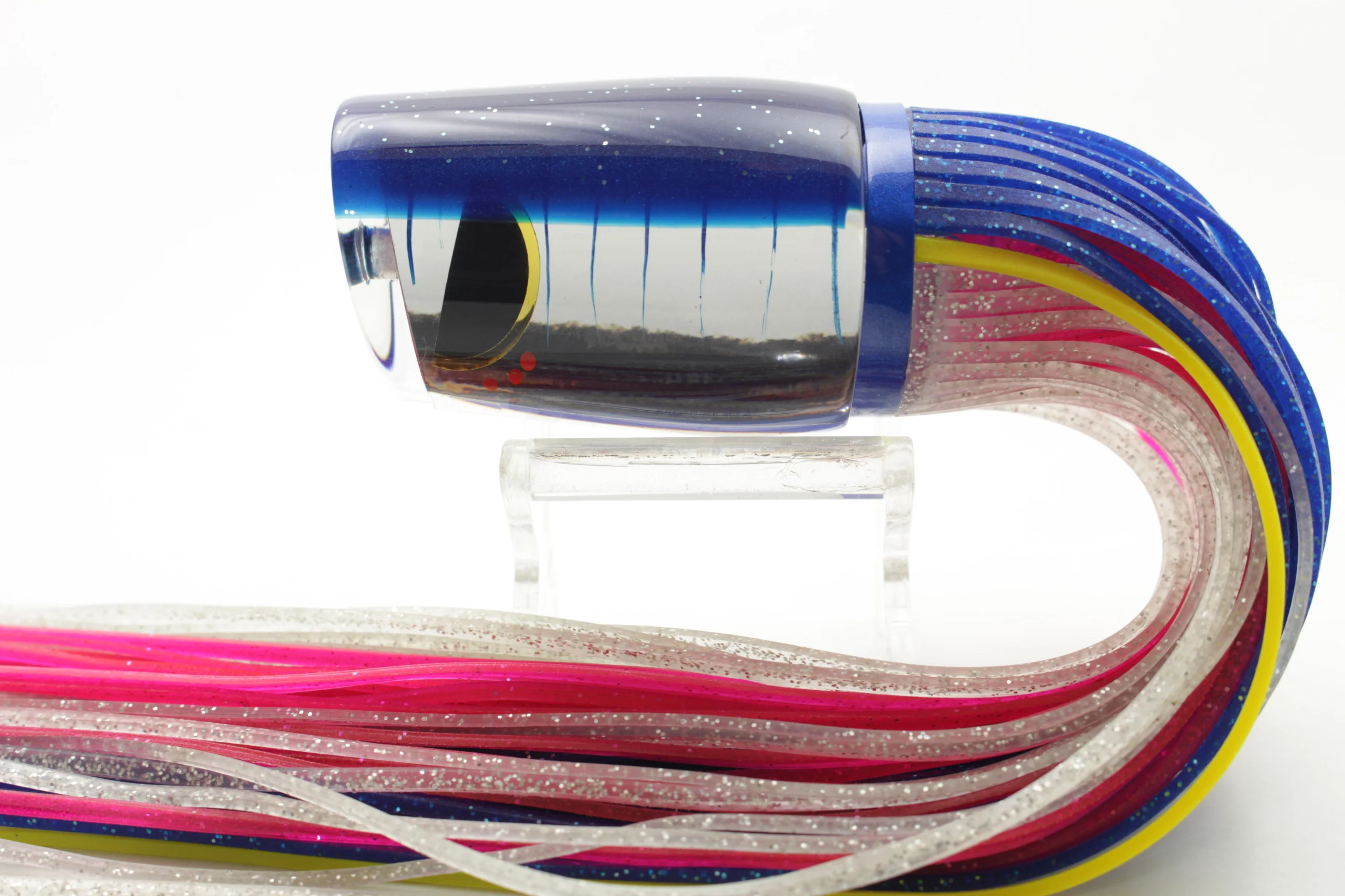 Amaral Lures Reflective/Mirrored Blue-Pink Diamondback 14" 7oz - Image 3