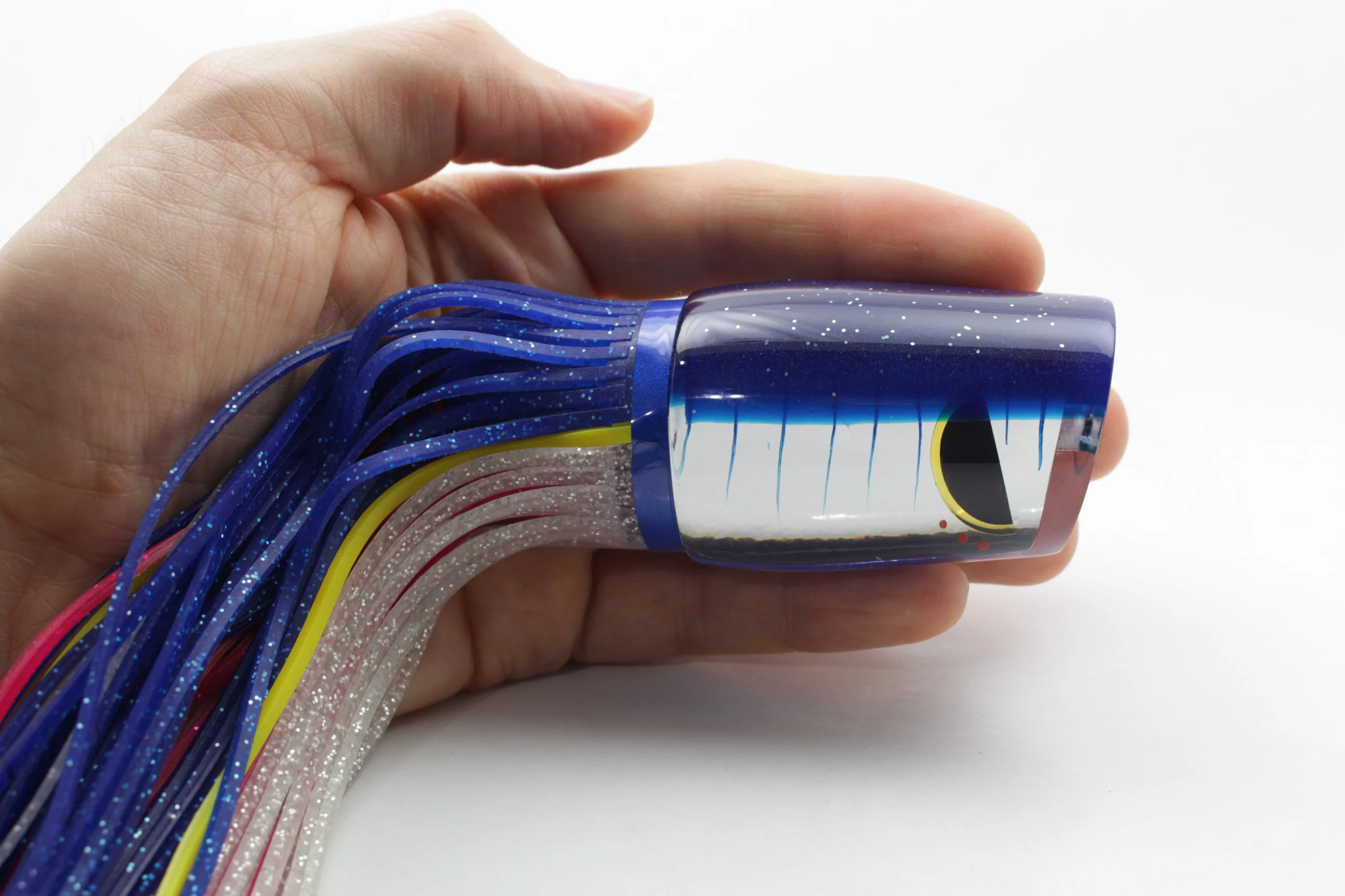 Amaral Lures Reflective/Mirrored Blue-Pink Diamondback 14" 7oz - Image 8