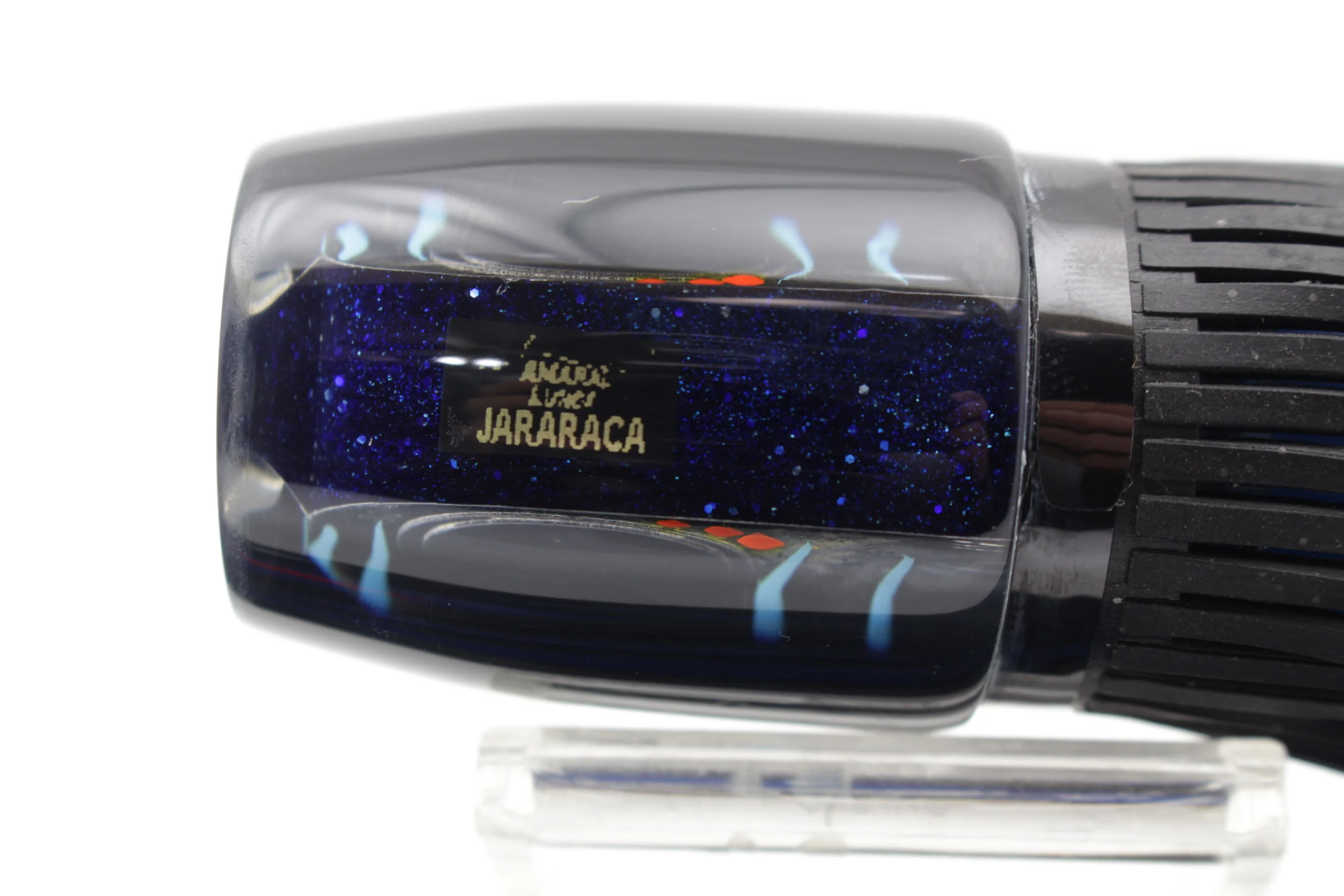 Amaral Lures Silver Rainbow Black-Blue Jararaca 12" 4oz - Image 5