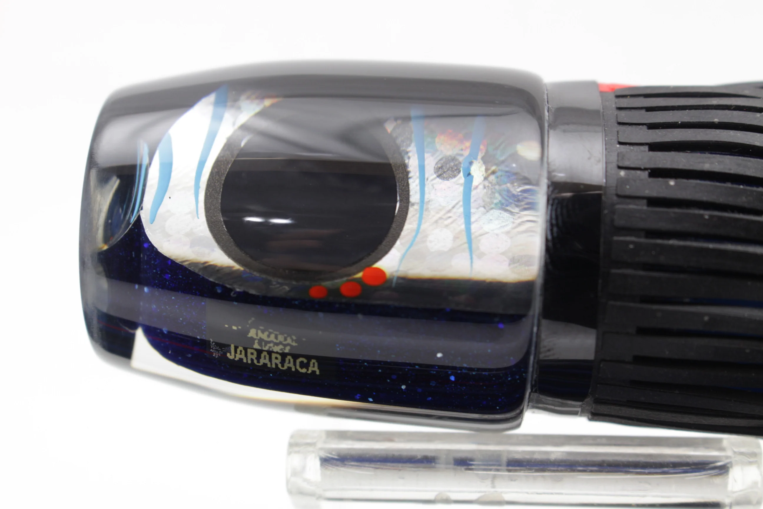 Amaral Lures Silver Rainbow Black-Blue Jararaca 12" 4oz - Image 6