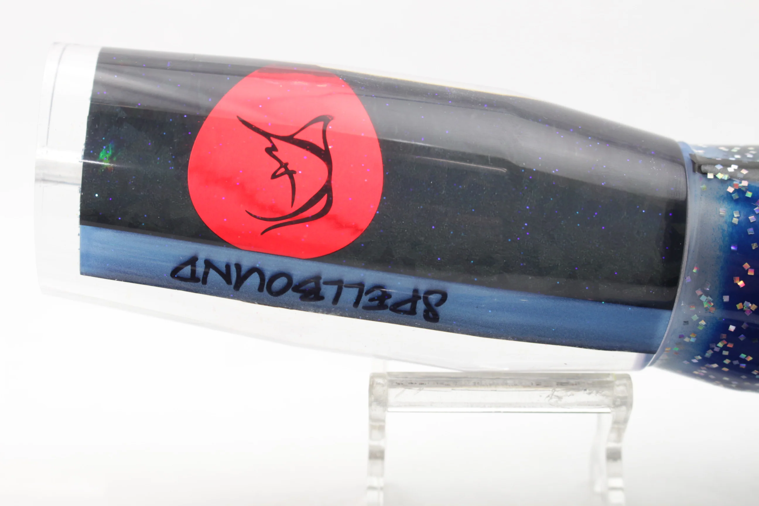 Bonze Lures Black Rainbow Blue Pearl Spellbound 14" 14oz - Image 3