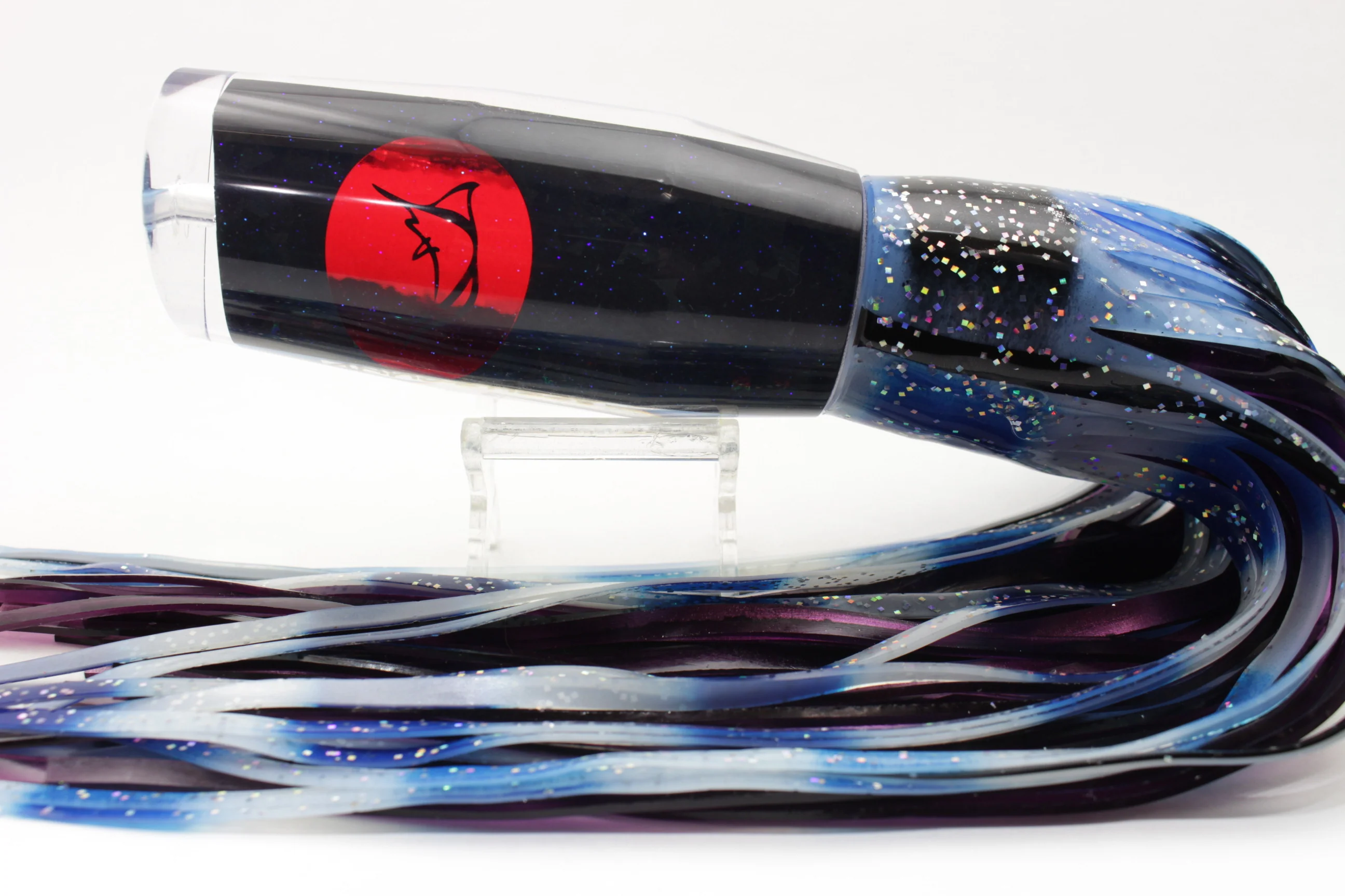 Bonze Lures Black Rainbow Blue Pearl Spellbound 14" 14oz - Image 4