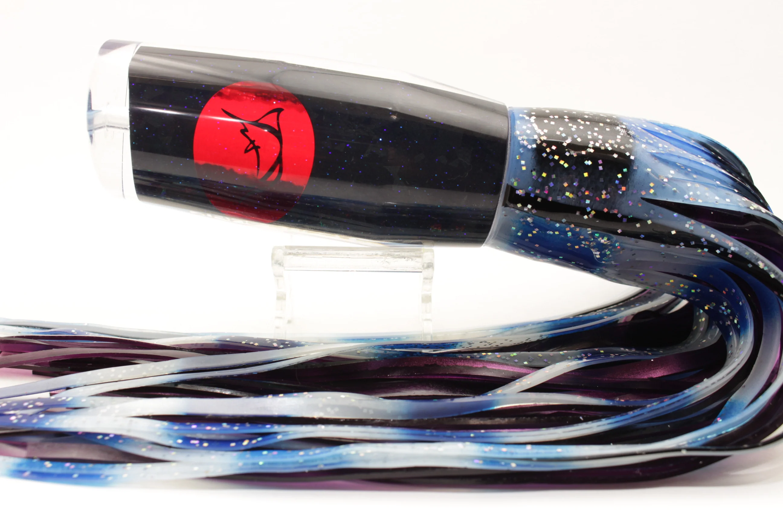Bonze Lures Black Rainbow Blue Pearl Spellbound 14" 14oz - Image 7