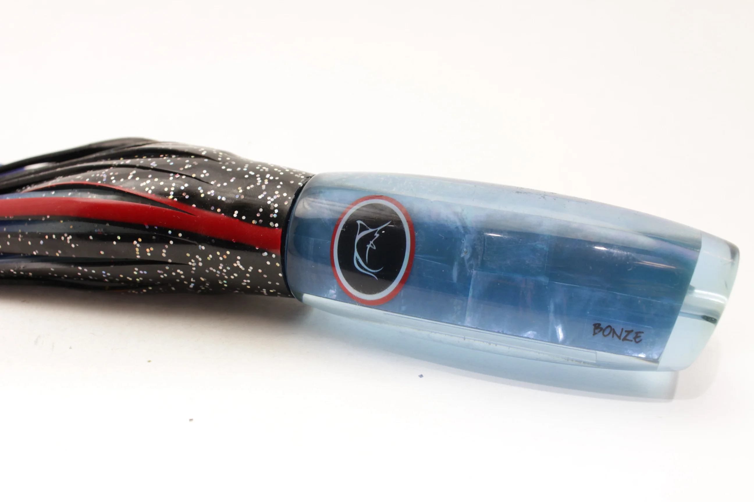 Bonze Lures Blue MOP-Black Sea Creature 12" 7.5oz - Image 5