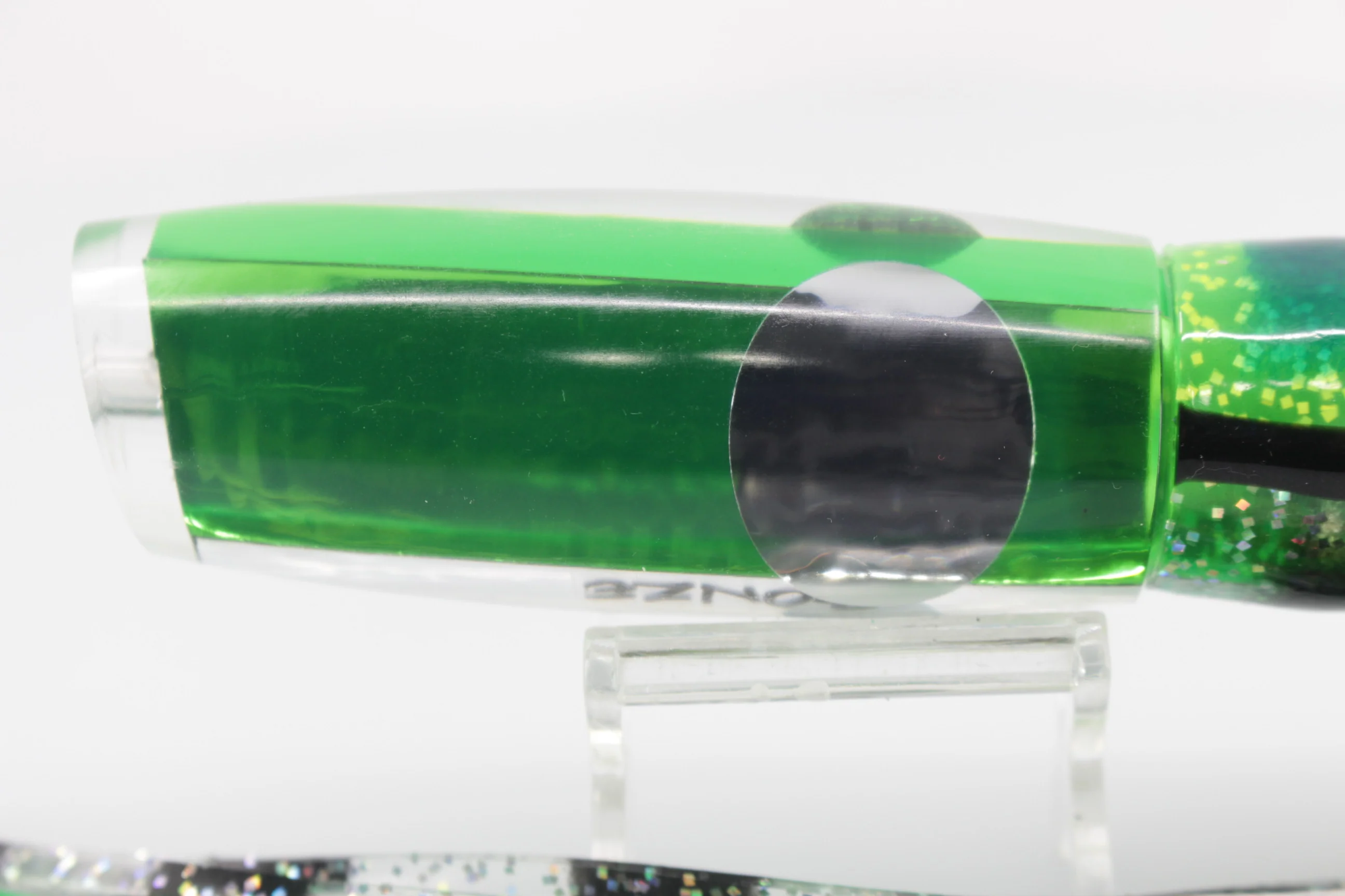 Bonze Lures Green Chrome Mirrored Eyes Sea Creature 12" 7.5oz - Image 3