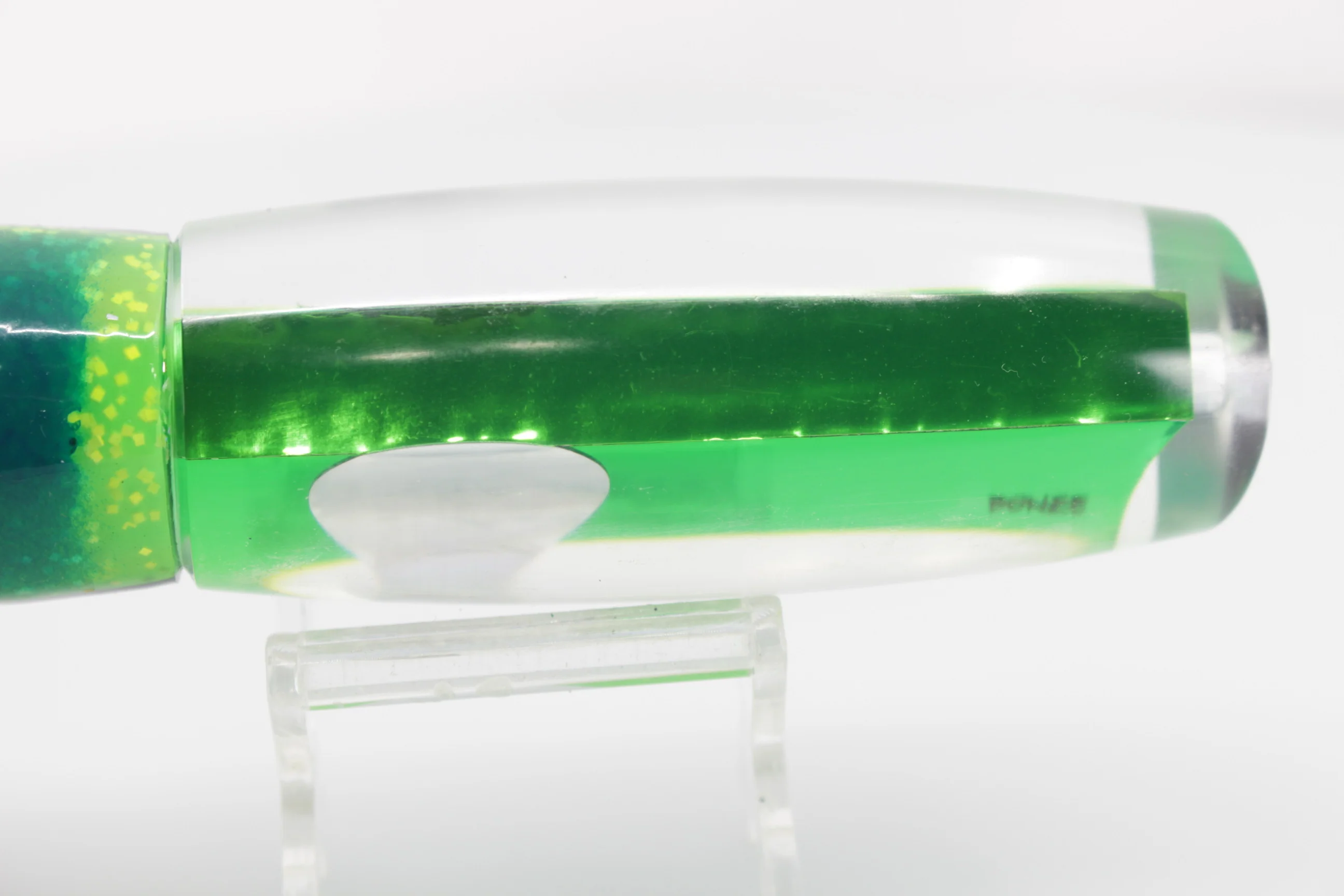 Bonze Lures Green Chrome Mirrored Eyes Sea Creature 12" 7.5oz - Image 4