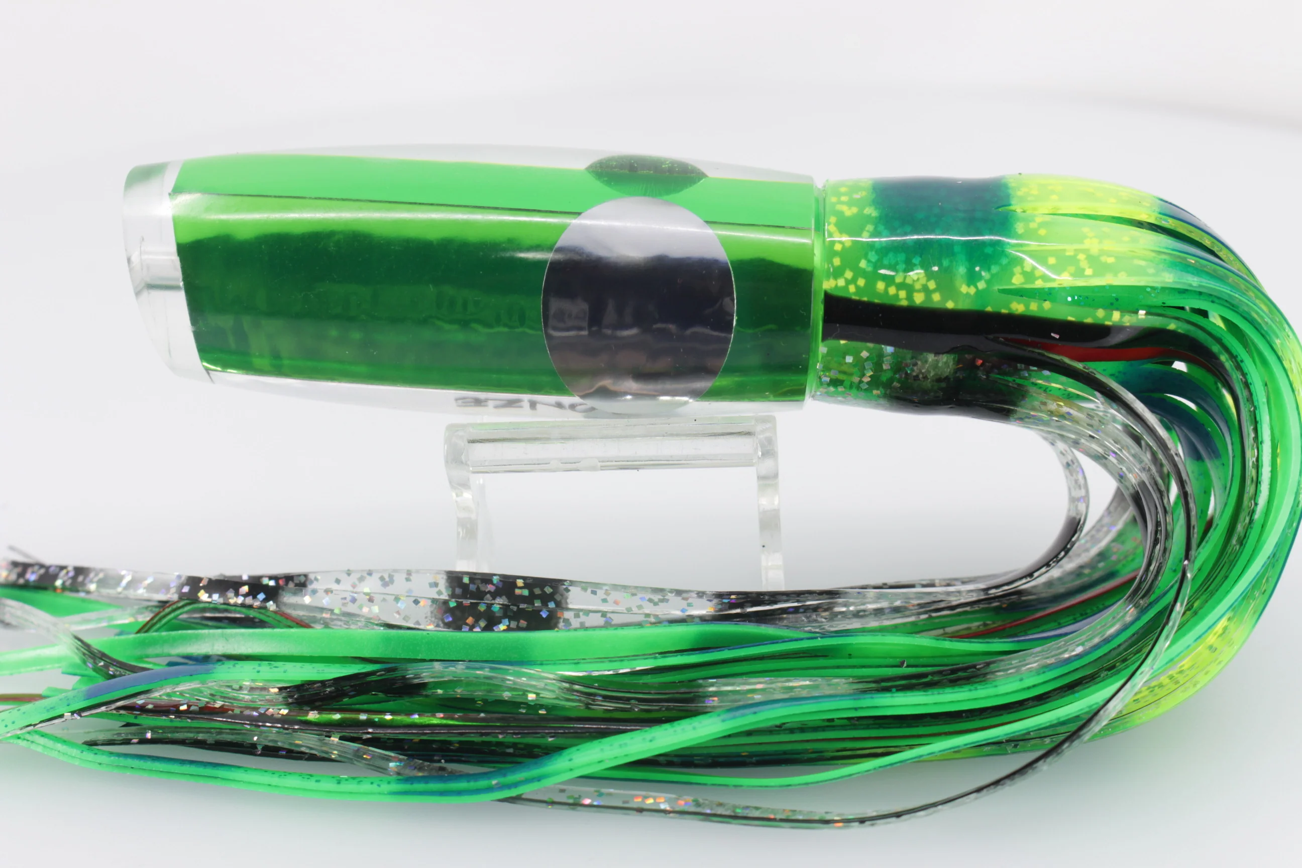 Bonze Lures Green Chrome Mirrored Eyes Sea Creature 12" 7.5oz - Image 7