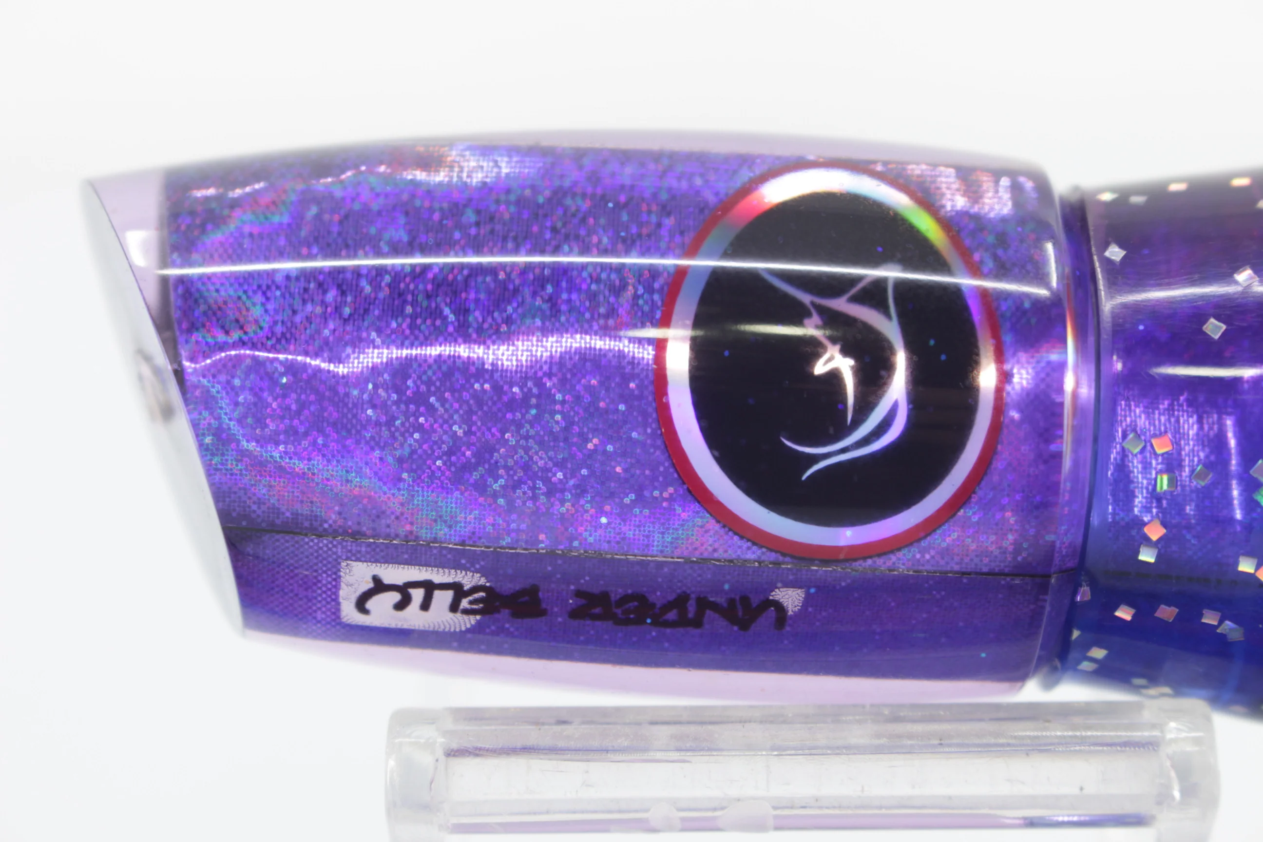 Bonze Lures Purple Rainbow Black Eyes Underbelly 10" 8oz Purple-Blue-Black-Pink - Image 7