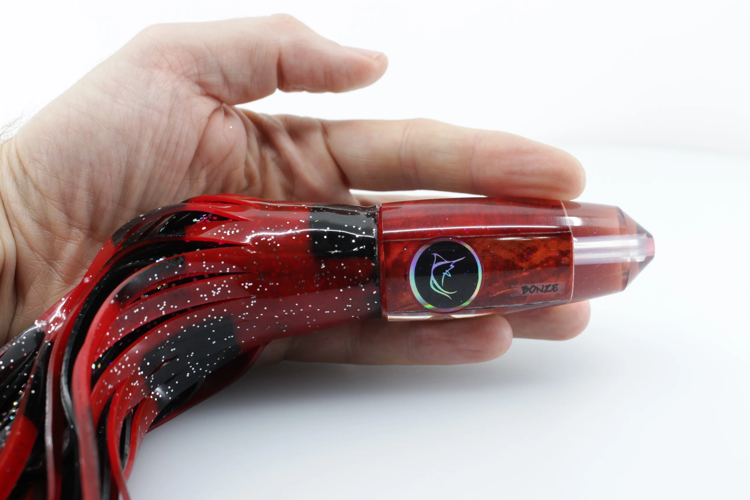 Bonze Lures Red-Bronze MOP DLB 10" 10.5oz Skirted - Image 4