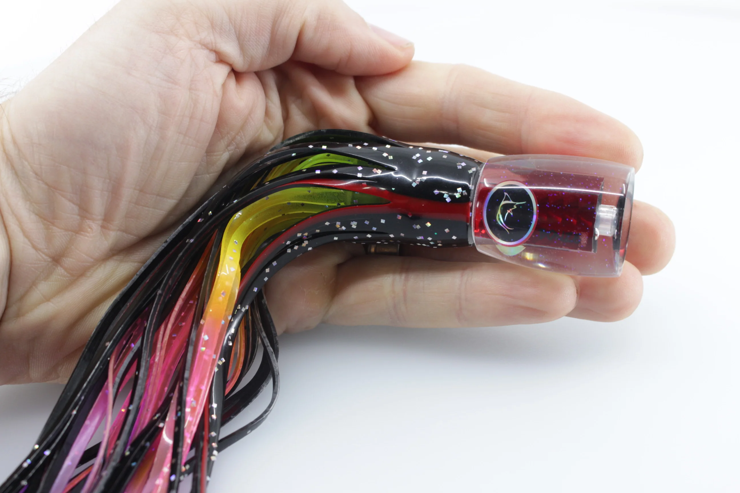 Bonze Lures Red Rainbow Scale Rambo 7" 3oz - Image 5