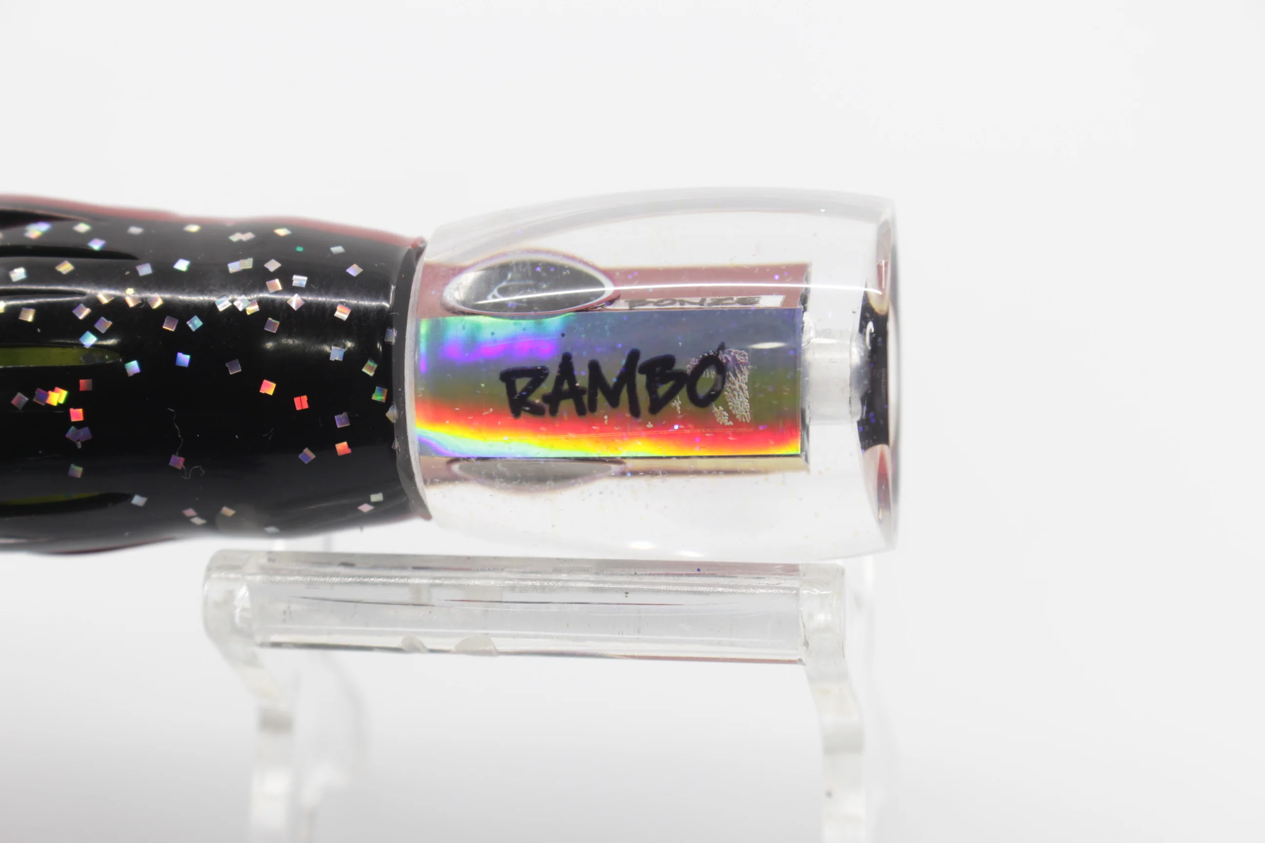 Bonze Lures Red Rainbow Scale Rambo 7" 3oz - Image 8