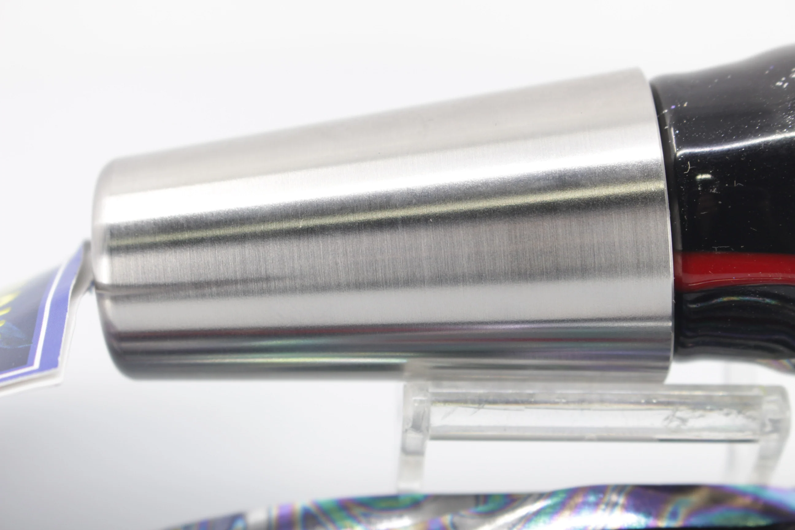 Diamond Fishing Chrome Hi-Speed Molokai Jet 10" 19oz Skirted Black-Red - Image 3