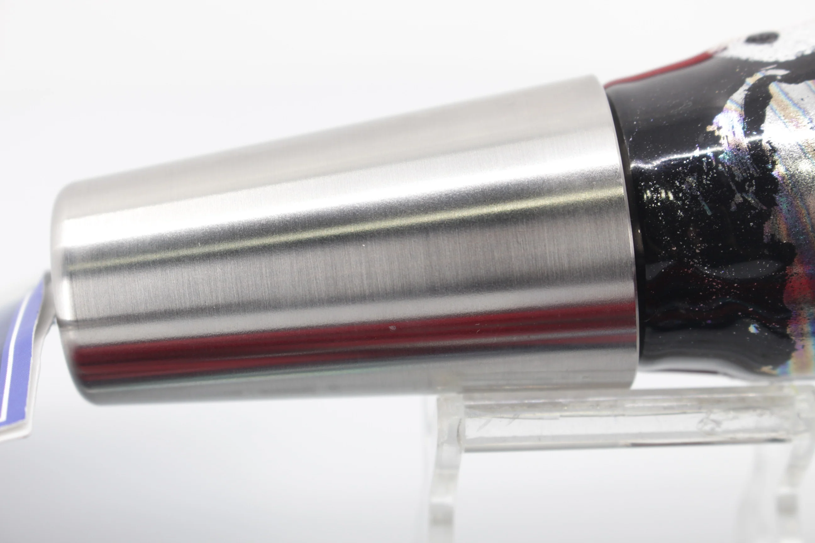 Diamond Fishing Chrome Hi-Speed Molokai Jet 10" 19oz Skirted Black-Red - Image 4