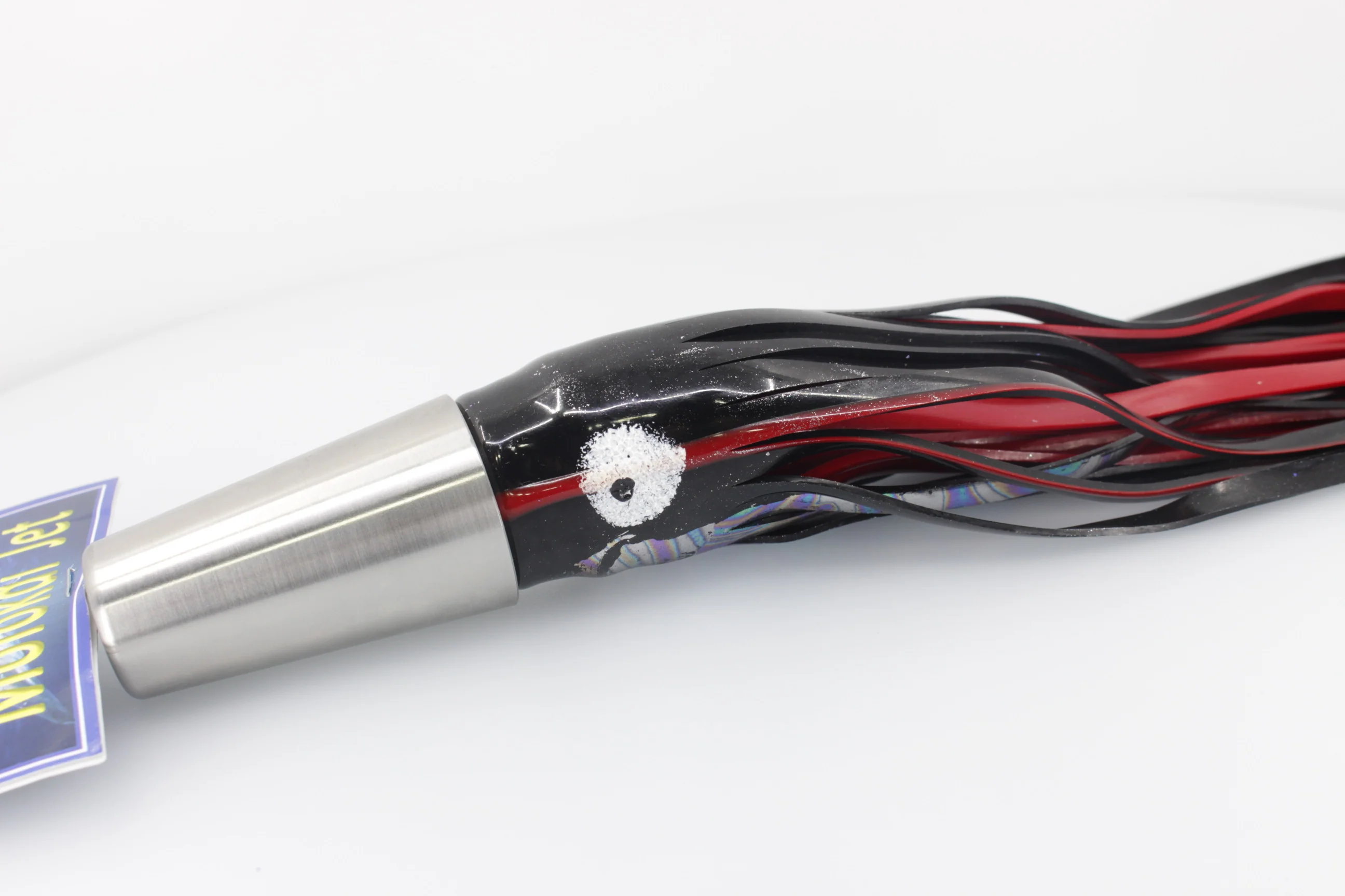 Diamond Fishing Chrome Hi-Speed Molokai Jet 10" 19oz Skirted Black-Red - Image 6