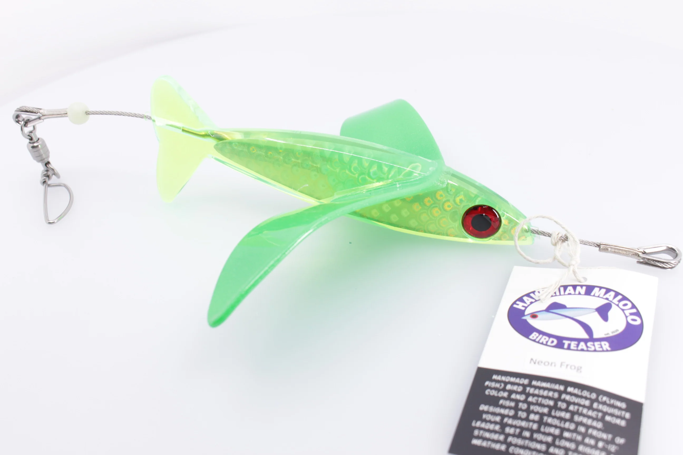 Hawaiian Malolo Bird Teaser Neon Frog Rainbow Scale - Image 4