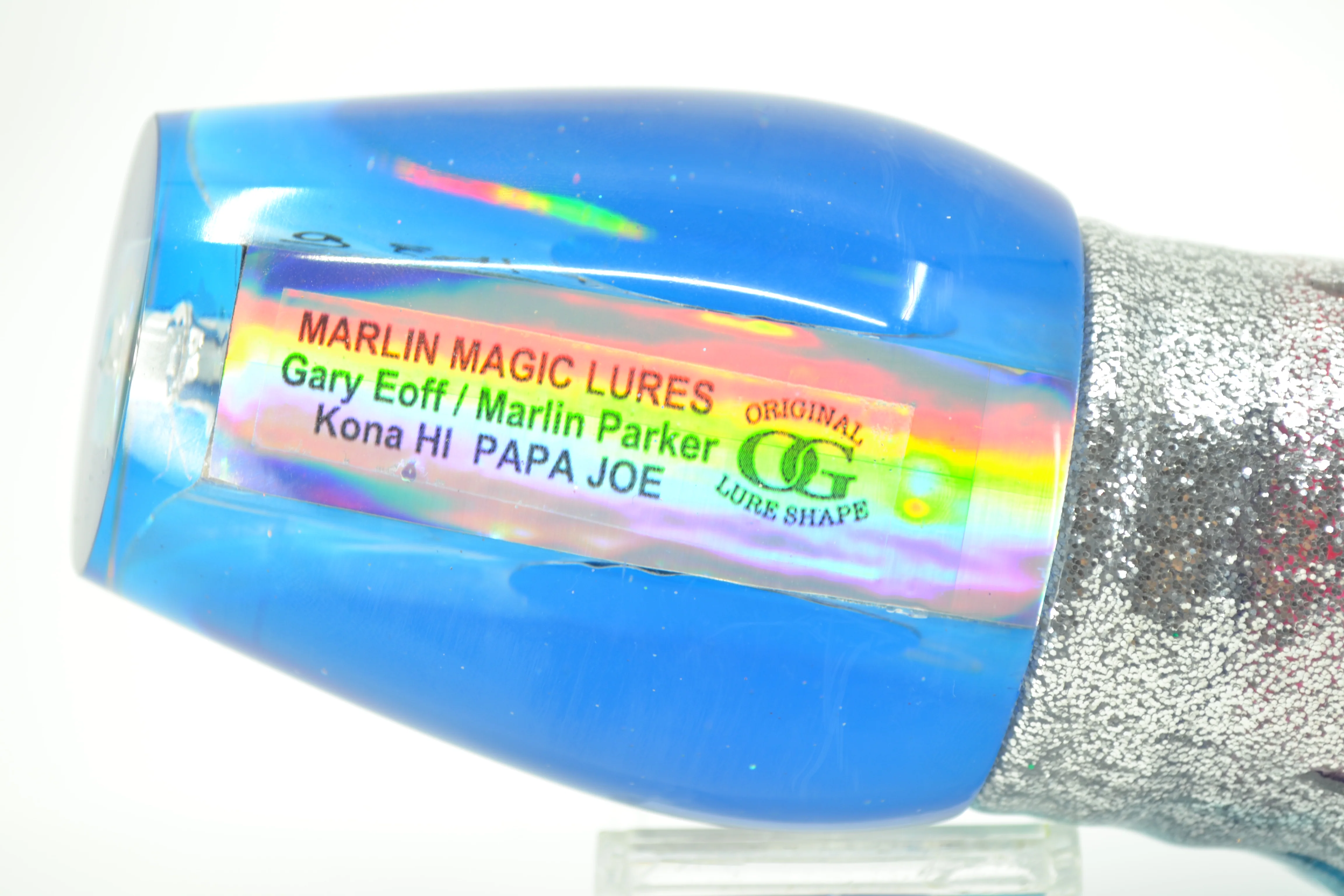 Marlin Magic Blue MOP Blue Back Taxi Eyes Papa Joe 16" 19oz Skirted Blue-Silver-Pink - Image 6