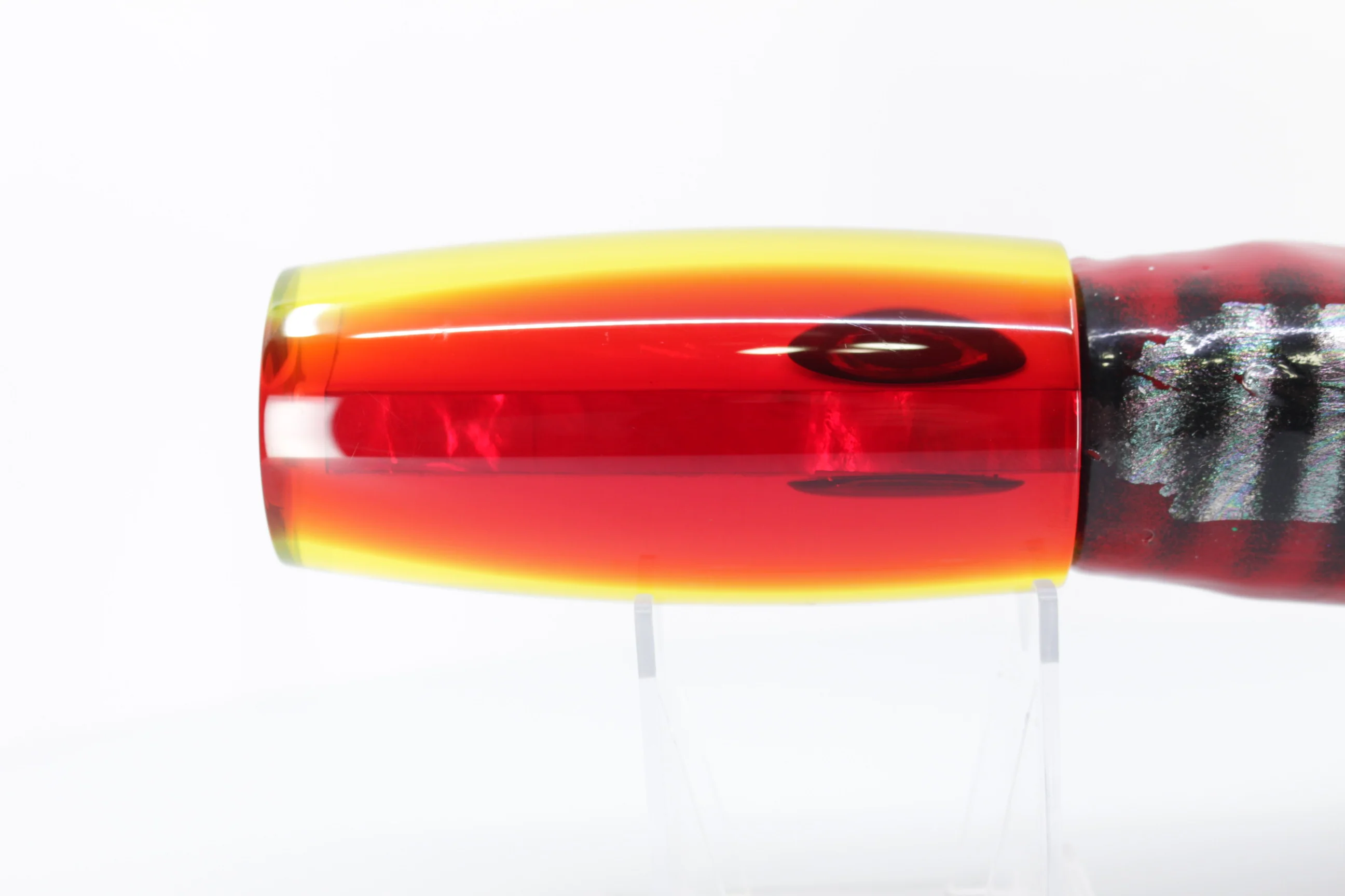 Moyes Lures Bleeding Mackerel Yellow MOP Red Back XL Shotgun 14" 12oz Skirted #2 - Image 5