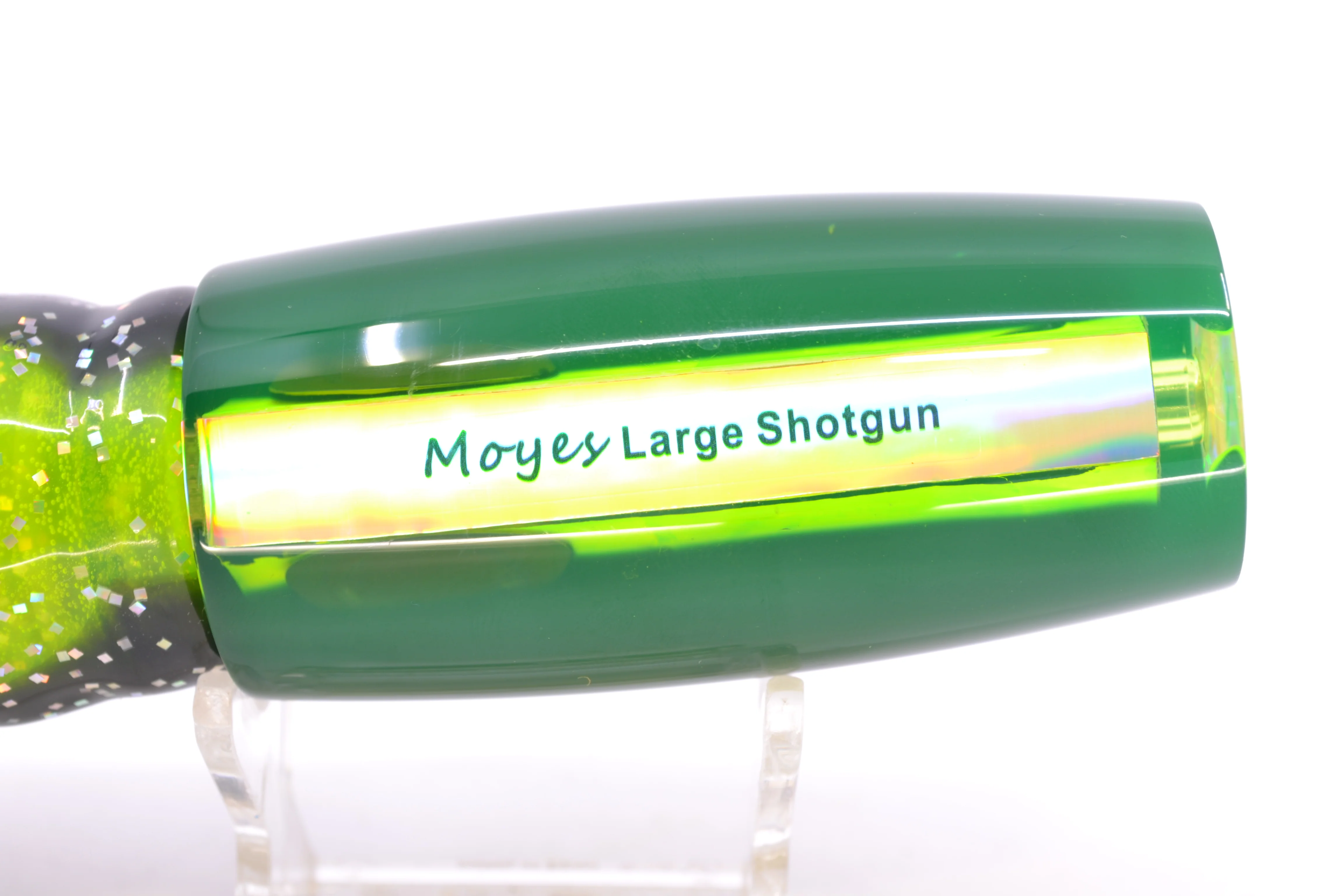 Moyes Lures Chartreuse MOP Black Back Large Shotgun 12" 7.8oz Skirted Magic Johnson - Image 6