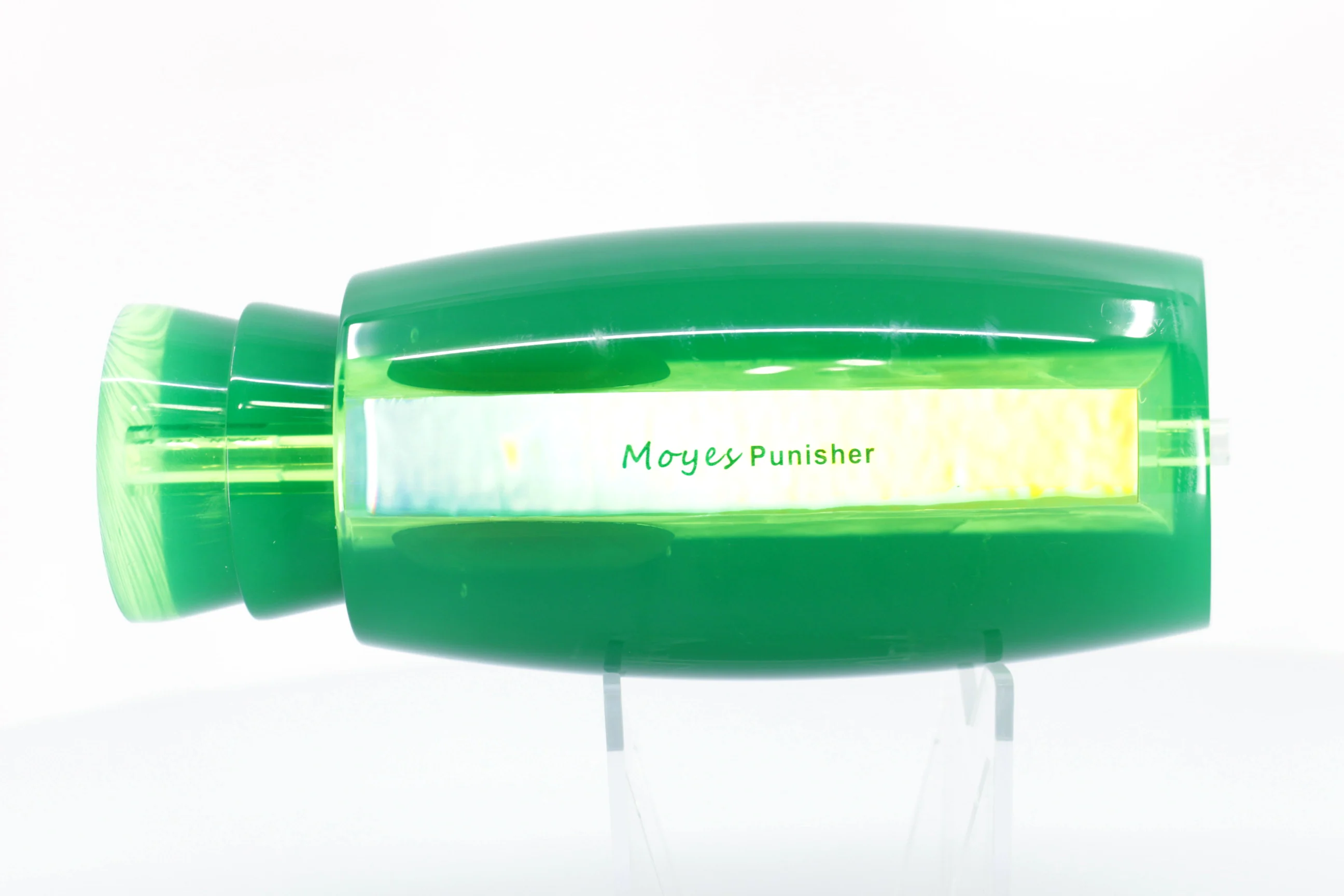 Moyes Lures Chartreuse MOP Black Back Punisher 16" 14.5oz - Image 3