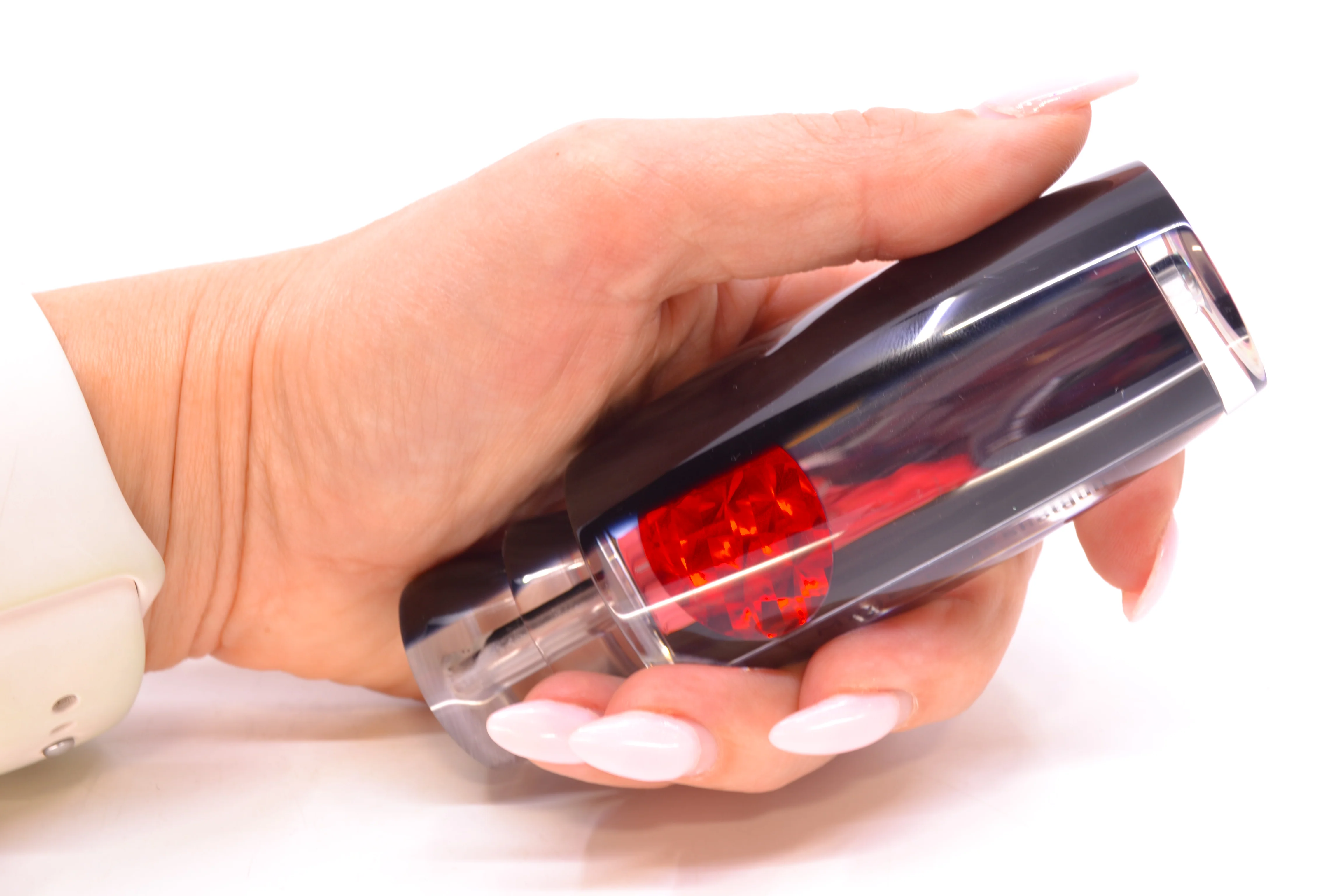 Moyes Lures Clear Mirrored Black Back Red Eyes Large Shotgun 12" 4.7oz - Image 6