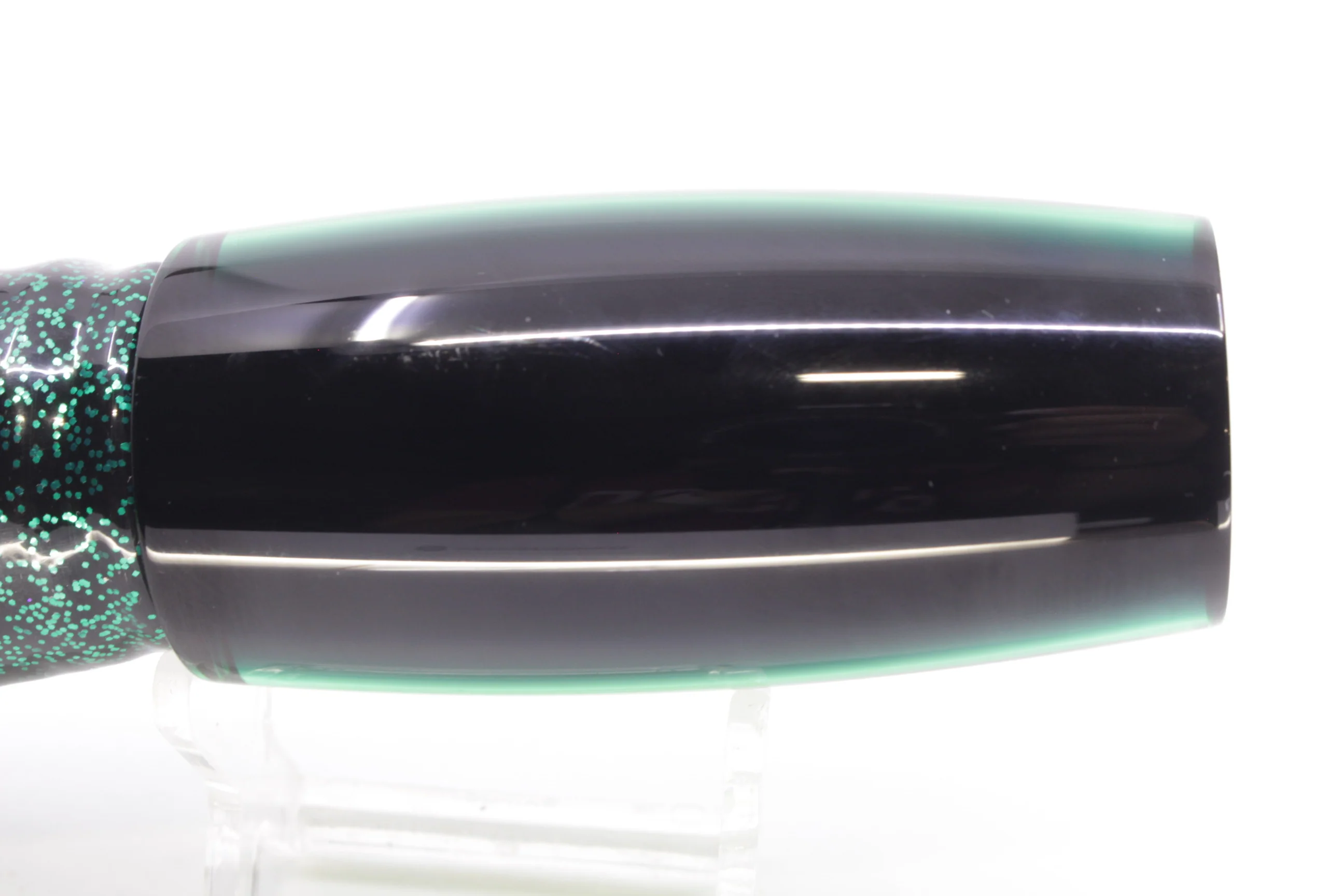 Moyes Lures Green MOP Black Back Large Shotgun 12" 7.8oz Skirted Black/Green - Image 5