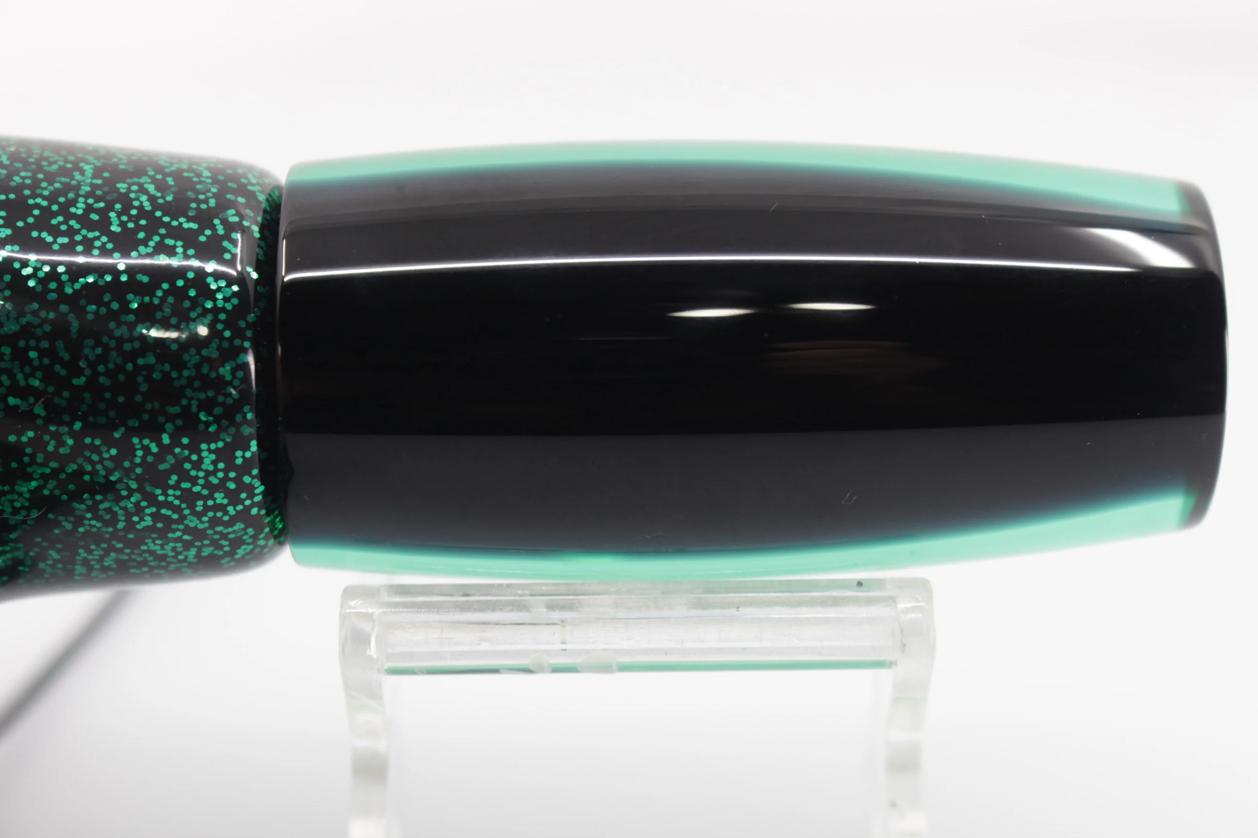 Moyes Lures Green MOP Black Back Medium Shotgun 10" 6.2oz Skirted Mean Joe Green - Image 6