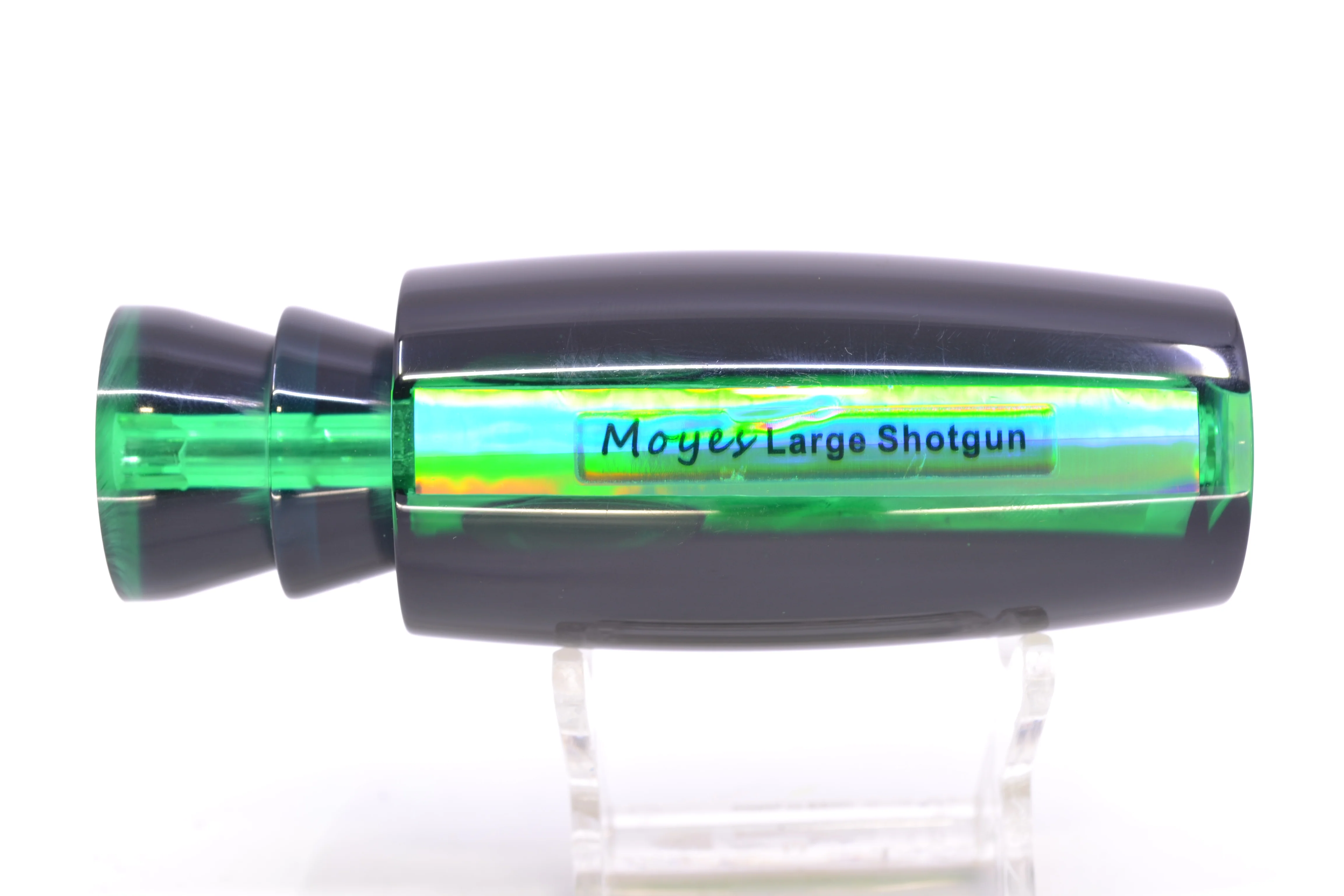 Moyes Lures Green MOP Black Back Taxi Eyes Large Shotgun 12" 4.7oz - Image 3