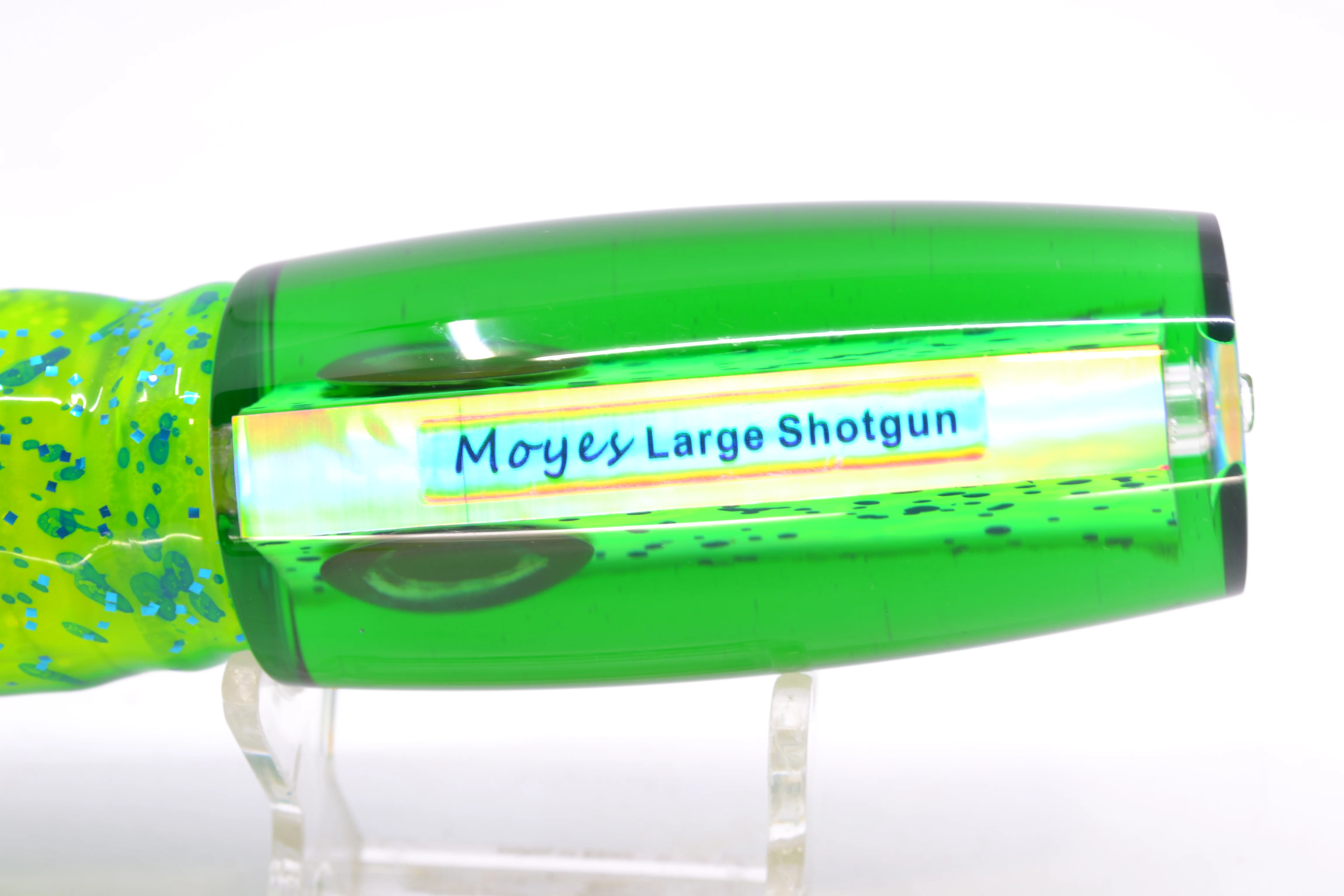 Moyes Lures Mahi MOP Green Back Large Shotgun 12" 7.8oz Skirted Mahi - Image 6