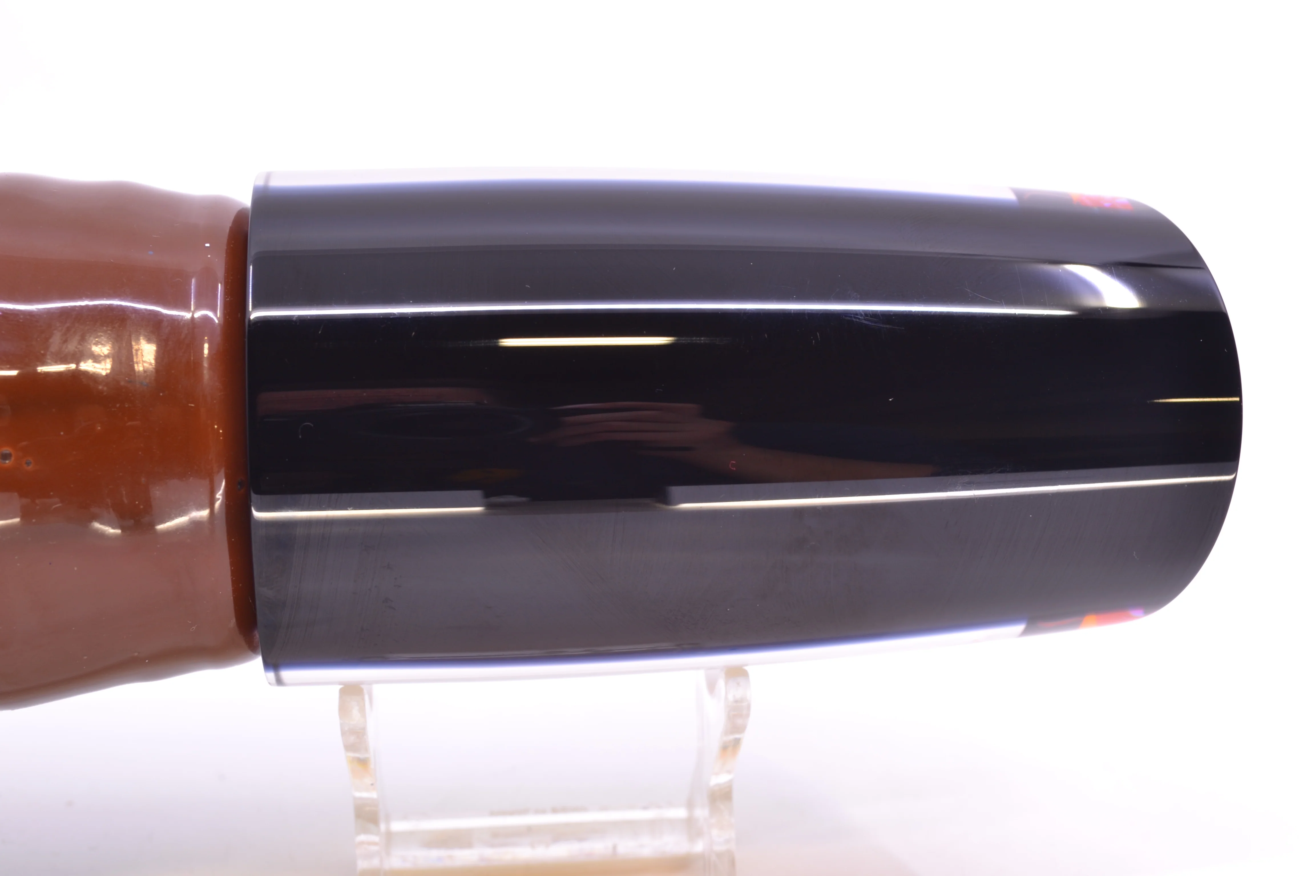 Moyes Lures Orange Dichro Black Back Taxi Eyes XXL B.C.K. Teaser 22oz Skirted - Image 5