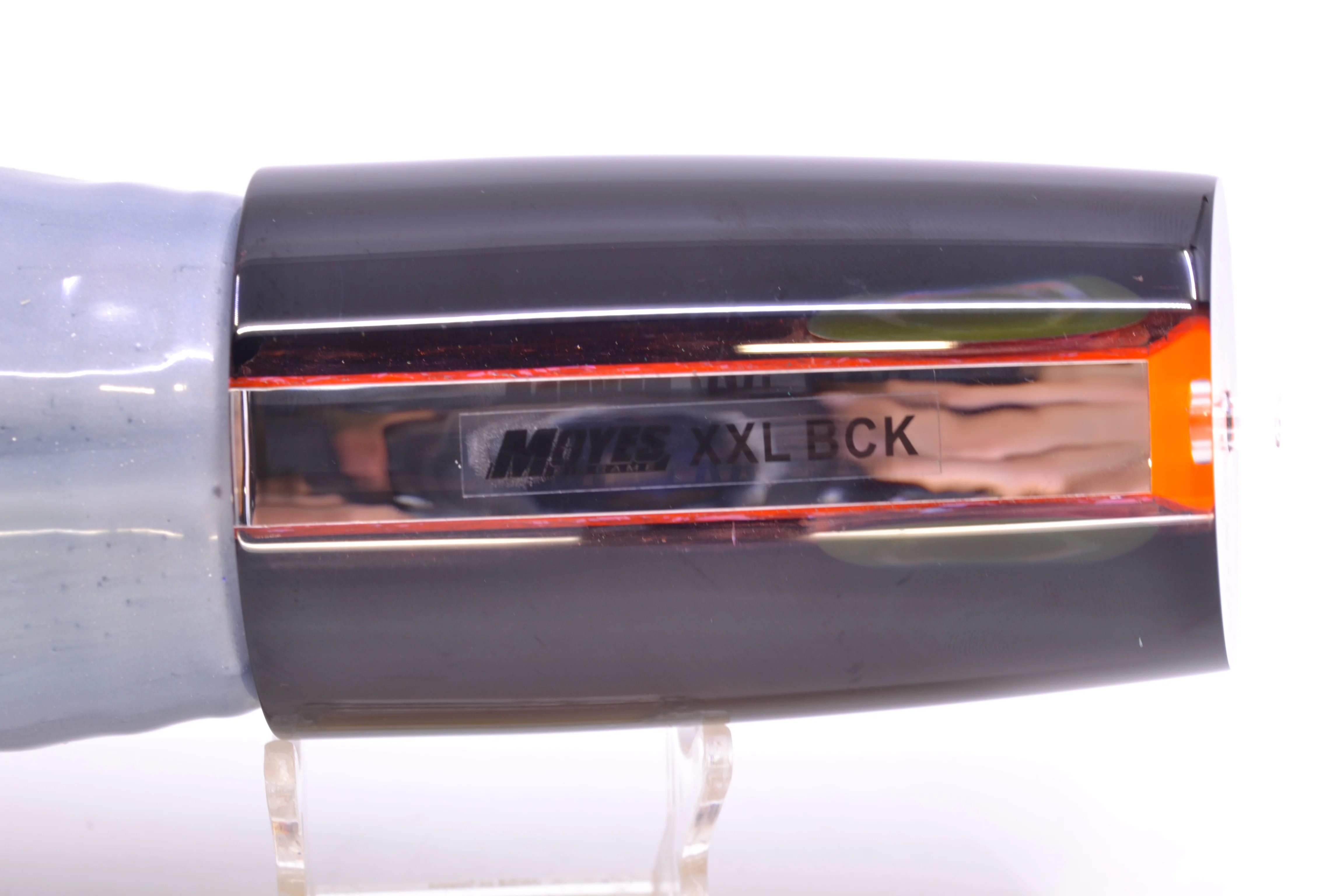 Moyes Lures Orange Dichro Black Back Taxi Eyes XXL B.C.K. Teaser 22oz Skirted - Image 6