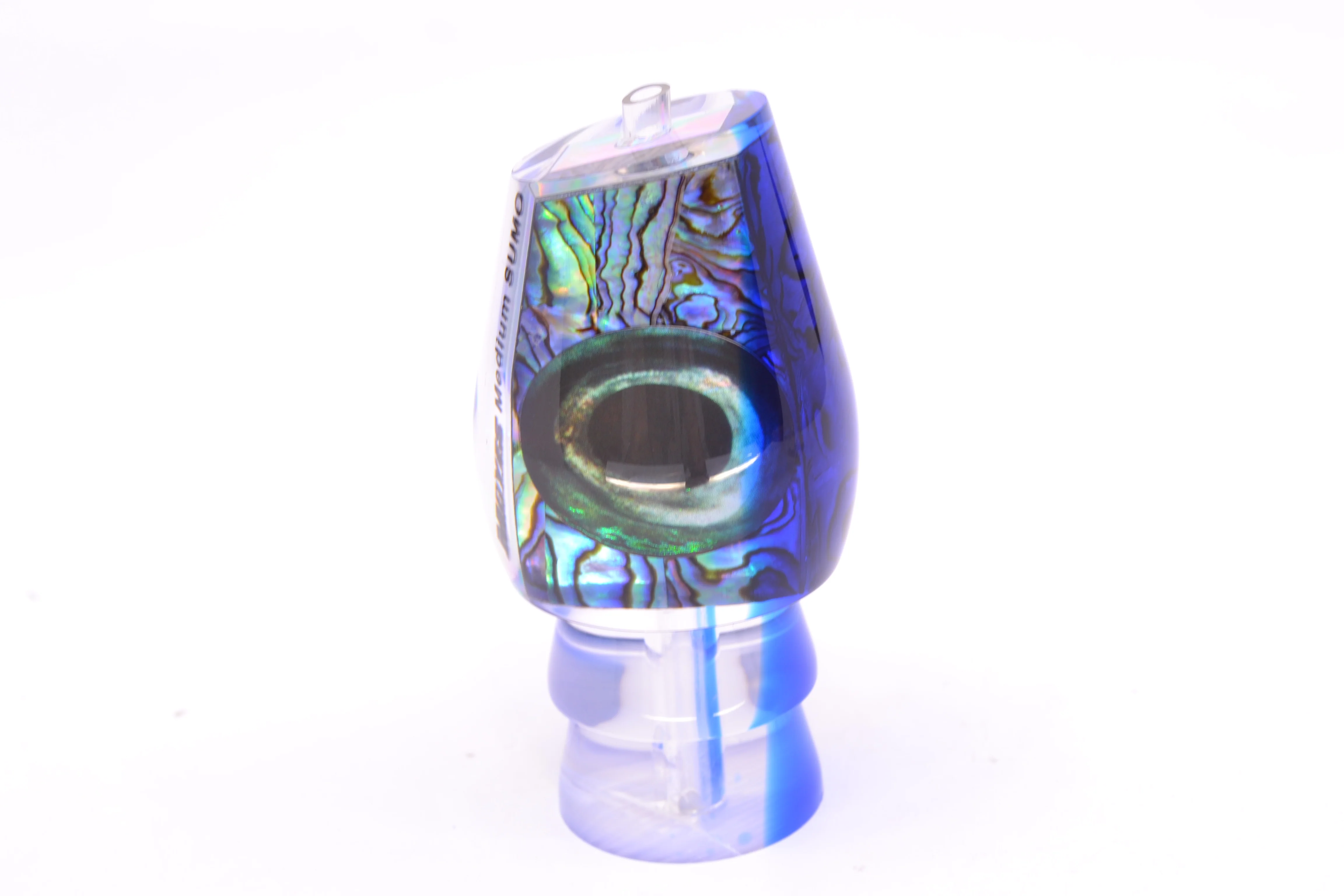 Moyes Lures Paua Shell Blue Back Taxi Eyes Medium Sumo 12" 3.7oz - Image 4