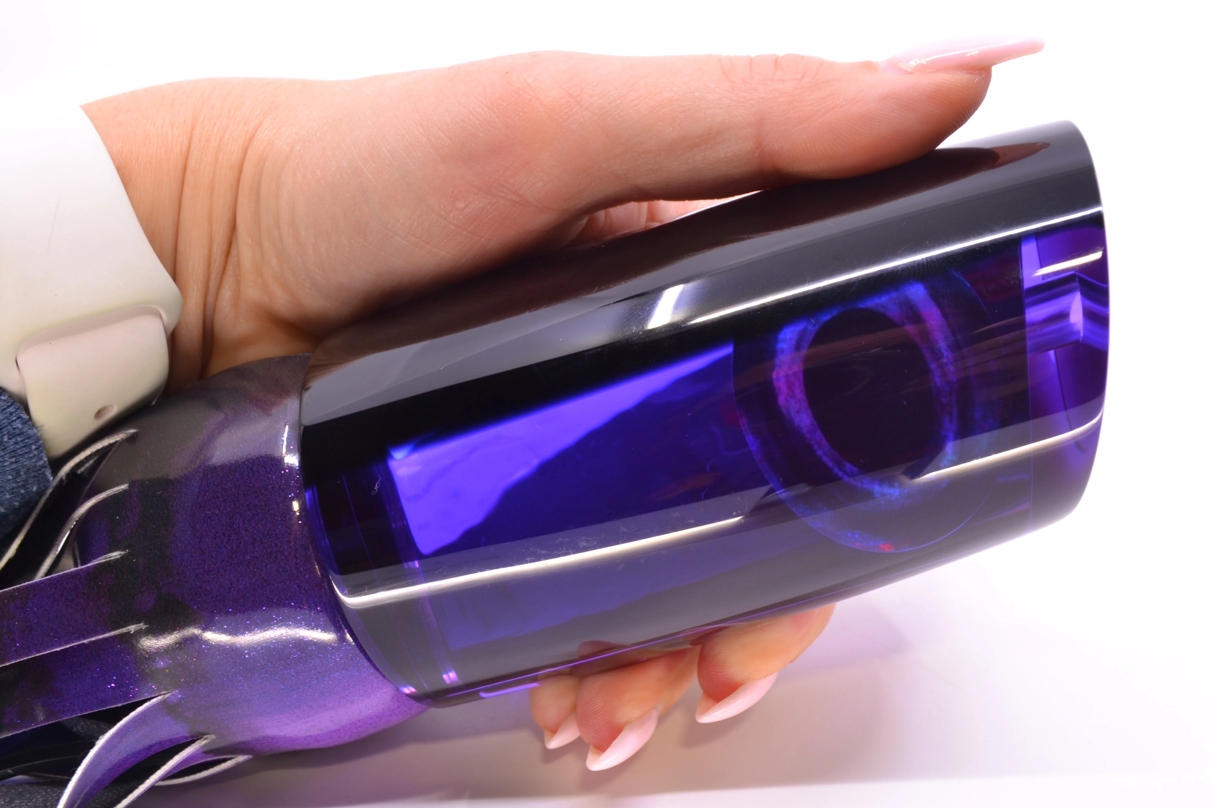 Moyes Lures Purple Mirrored Black Back Taxi Eyes XXL B.C.K. Teaser 18oz FT Vinyl - Image 7