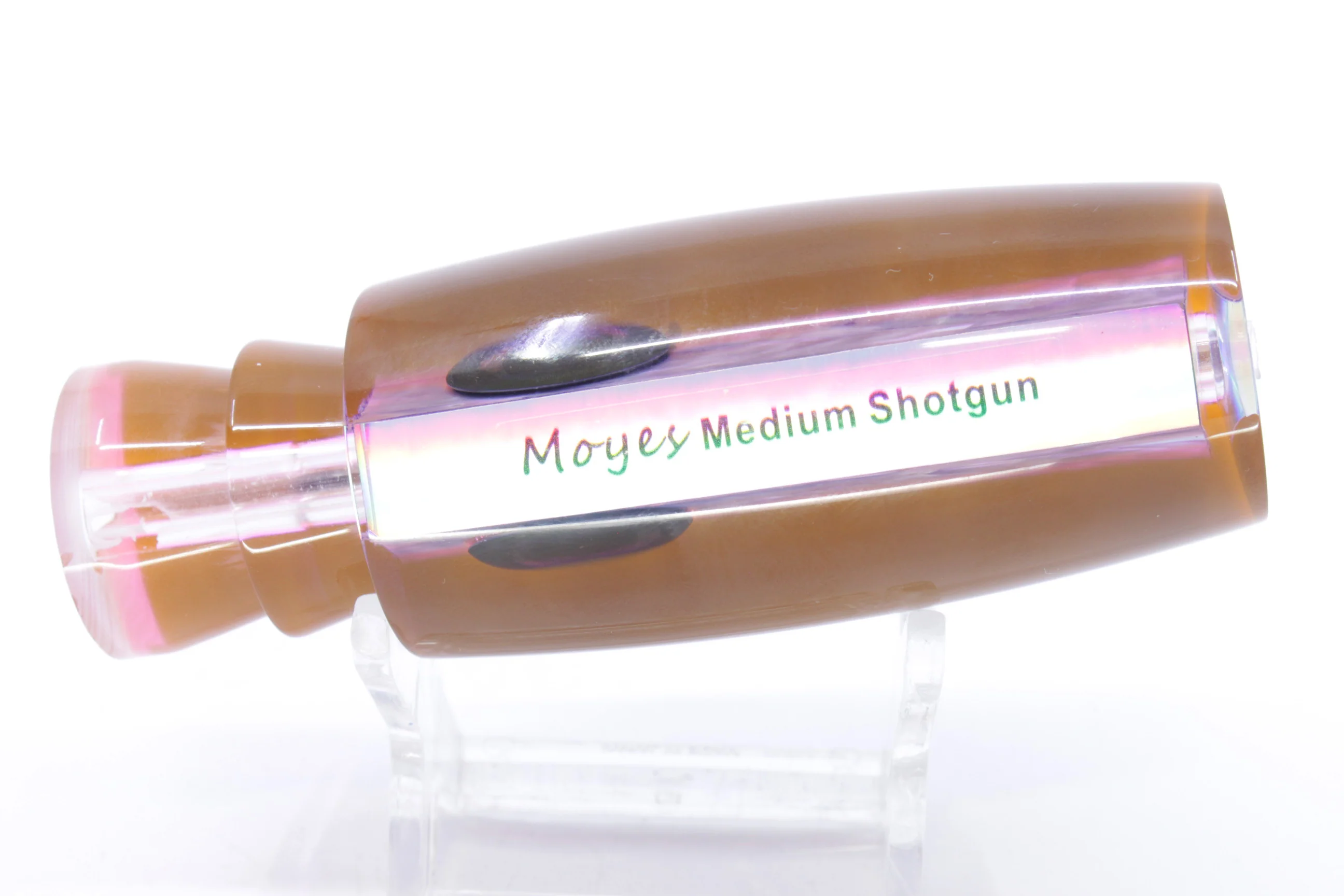 Moyes Lures Rainbow MOP Black-Pink Back Medium Shotgun 10" 3.3oz - Image 3