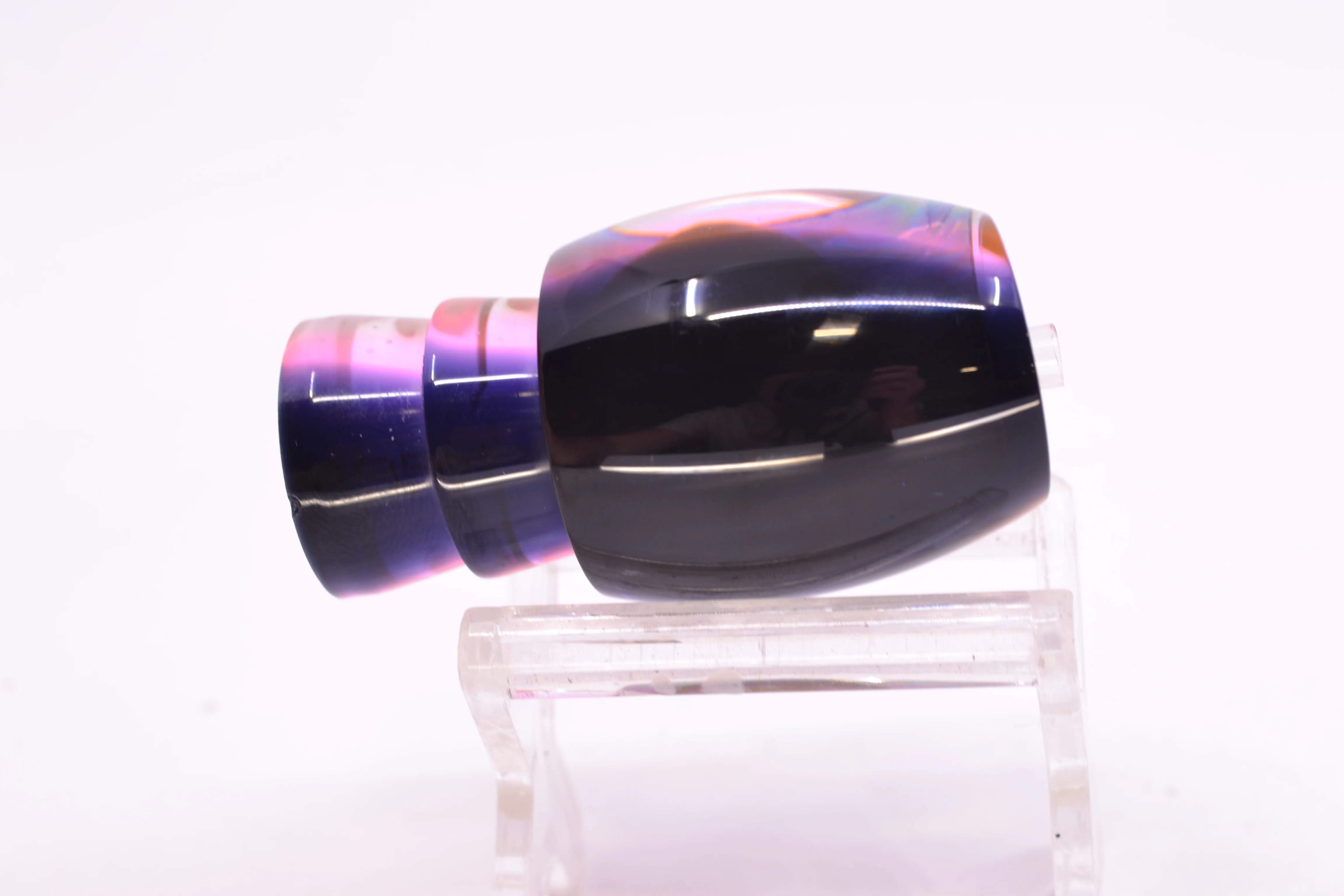 Moyes Lures Rainbow MOP Black-Pink Back Taxi Eyes NEW Small Blaster 9" 3oz - Image 3