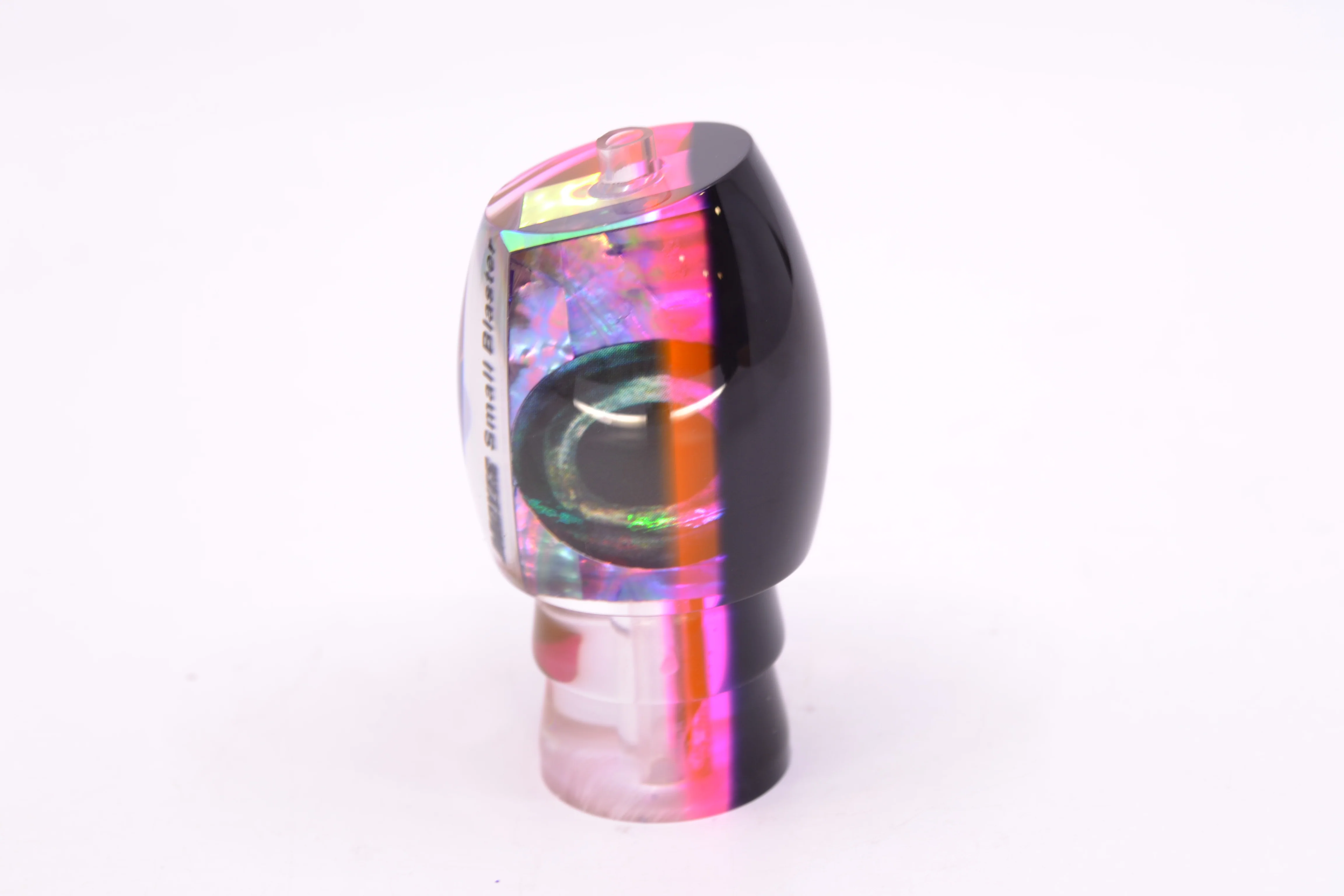 Moyes Lures Rainbow MOP Black-Pink Back Taxi Eyes NEW Small Blaster 9" 3oz - Image 4