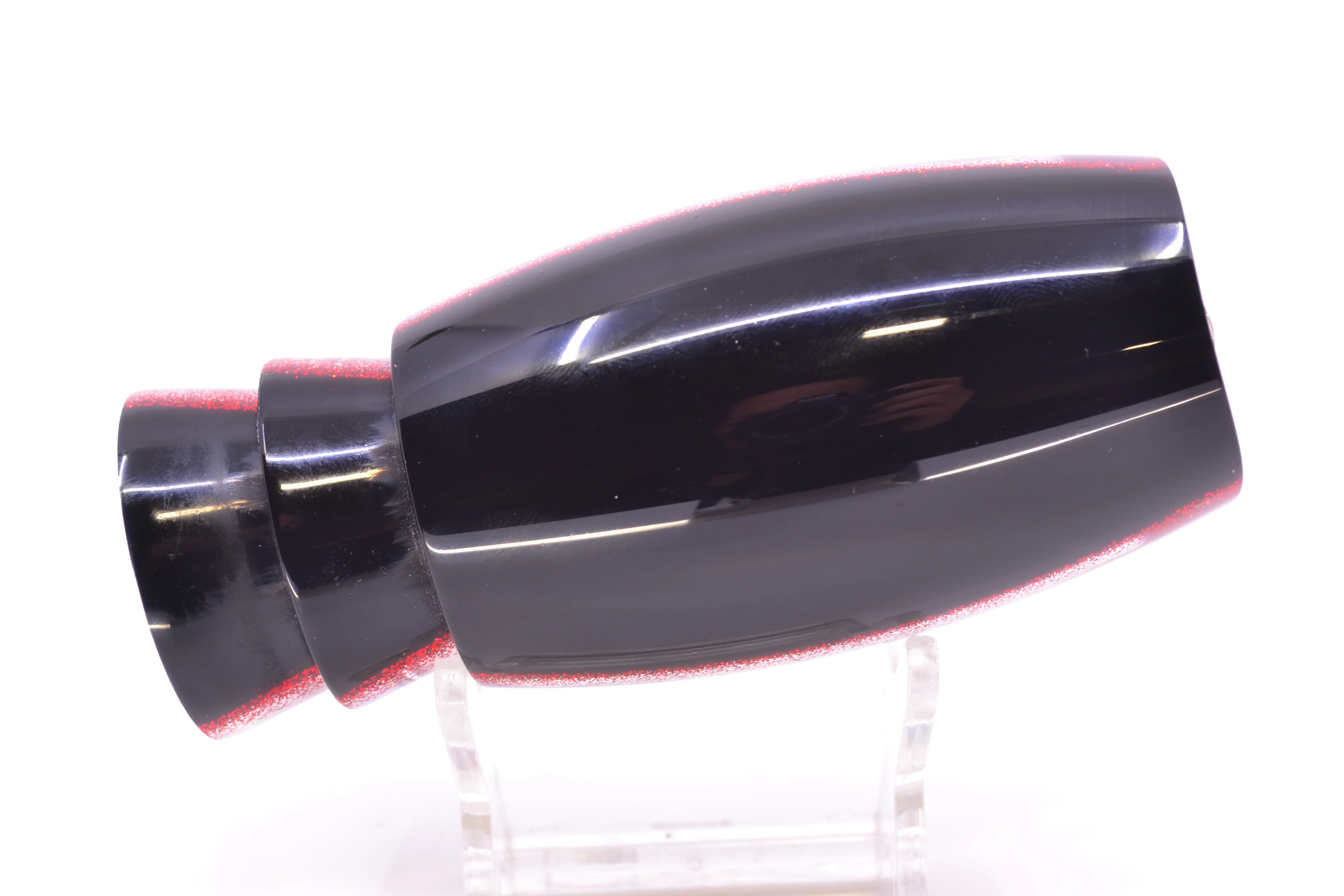 Moyes Lures Rainbow MOP Black-Red Back Taxi Eyes Large Argus 14" 6.5oz - Image 3