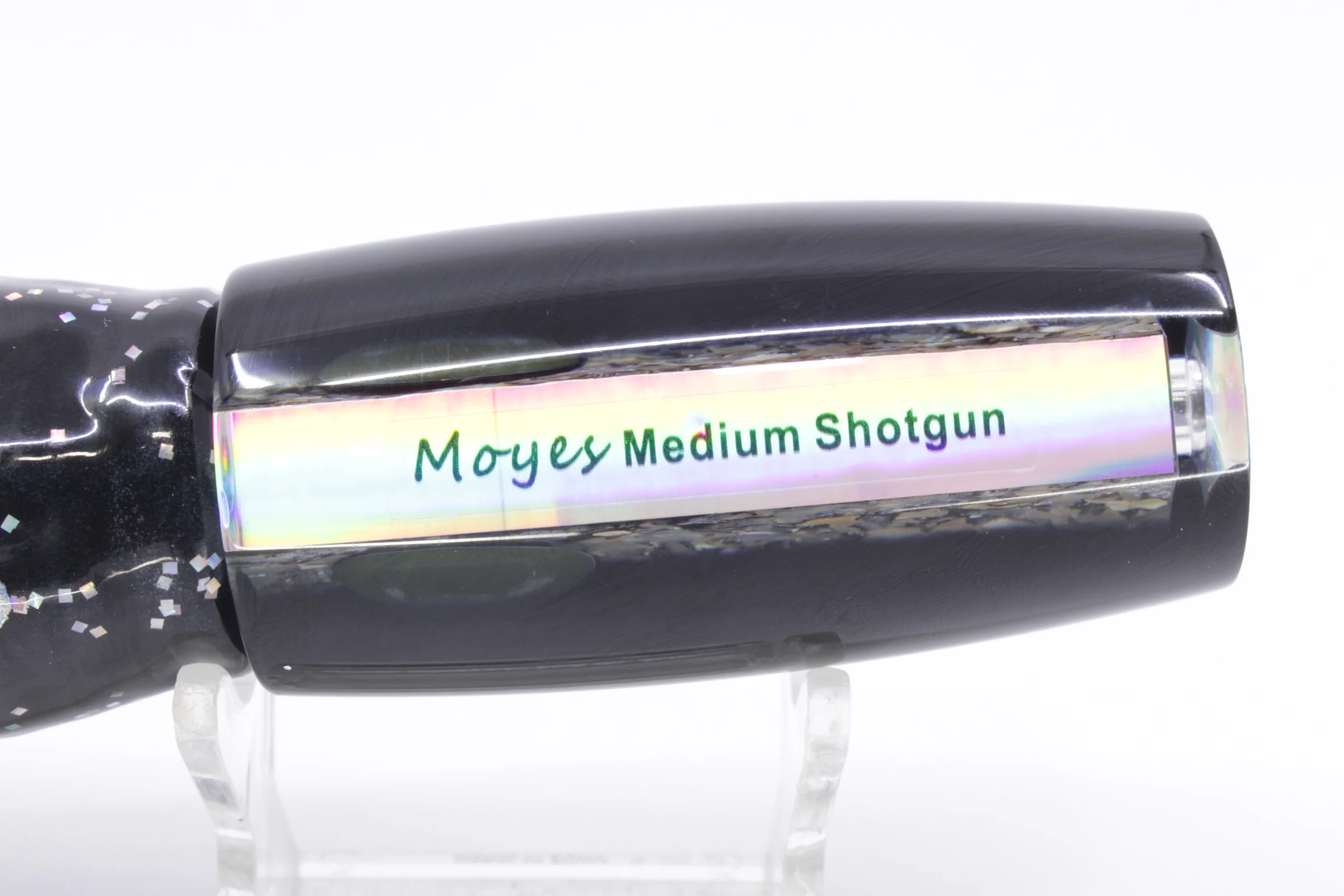 Moyes Lures S&P Black Back Medium Shotgun 10" 6.2oz Skirted Black/Green - Image 6