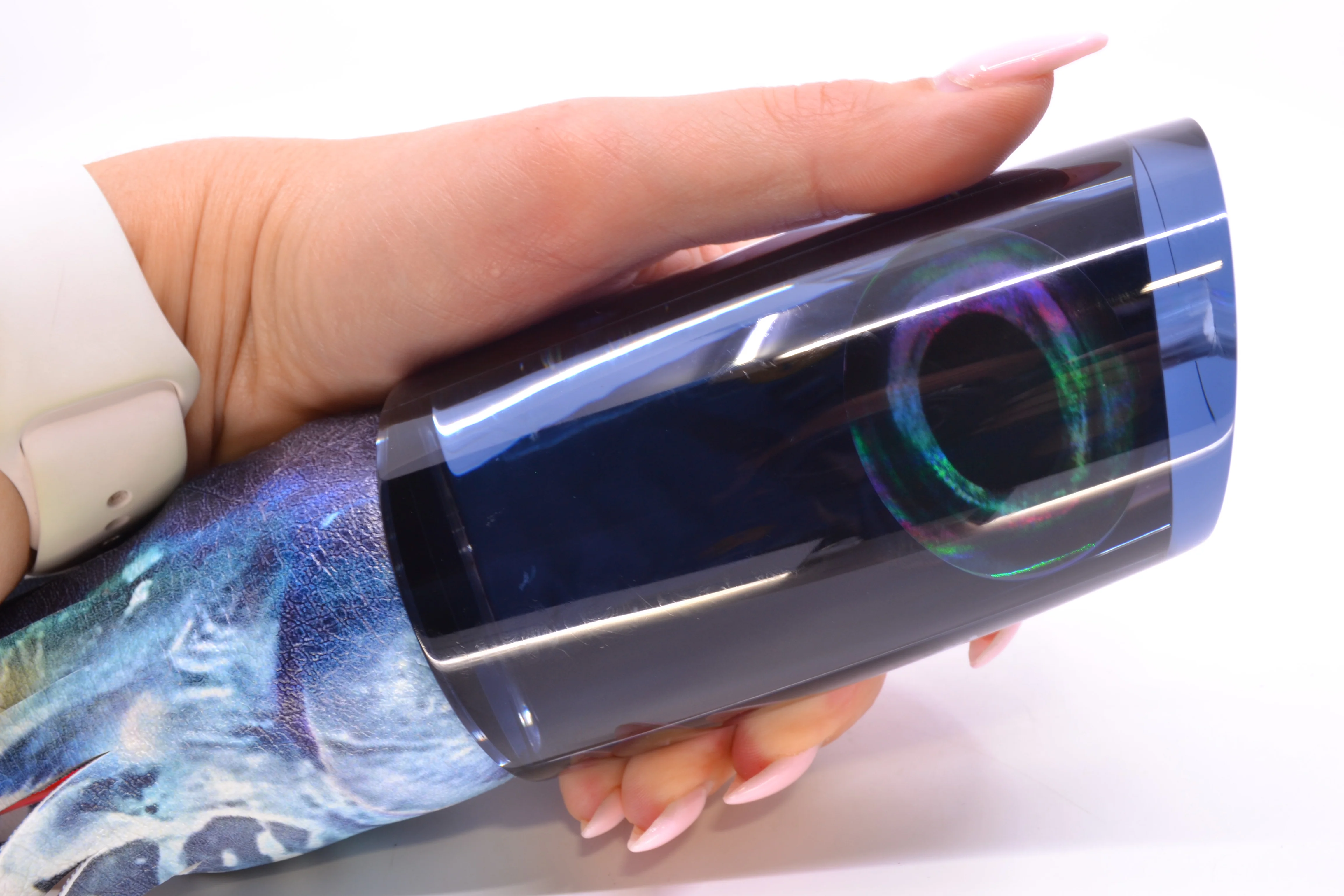 Moyes Lures Smoke Mirrored Taxi Eyes XXL B.C.K. Teaser 18oz ALV Vinyl Wahoo - Image 7