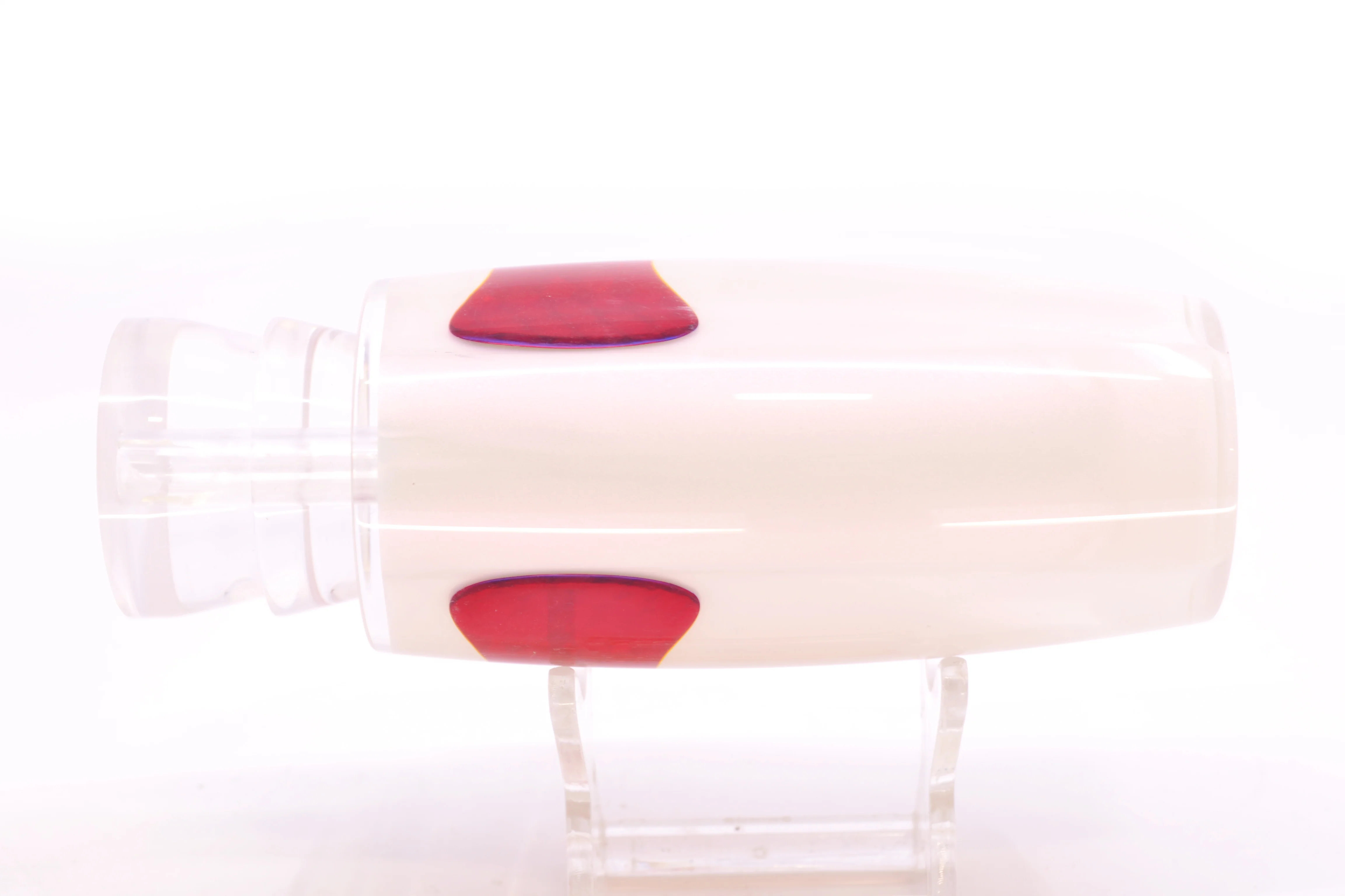 Moyes Lures Strawberry Pearl Red Eyes XL Shotgun 14" 8oz - Image 3